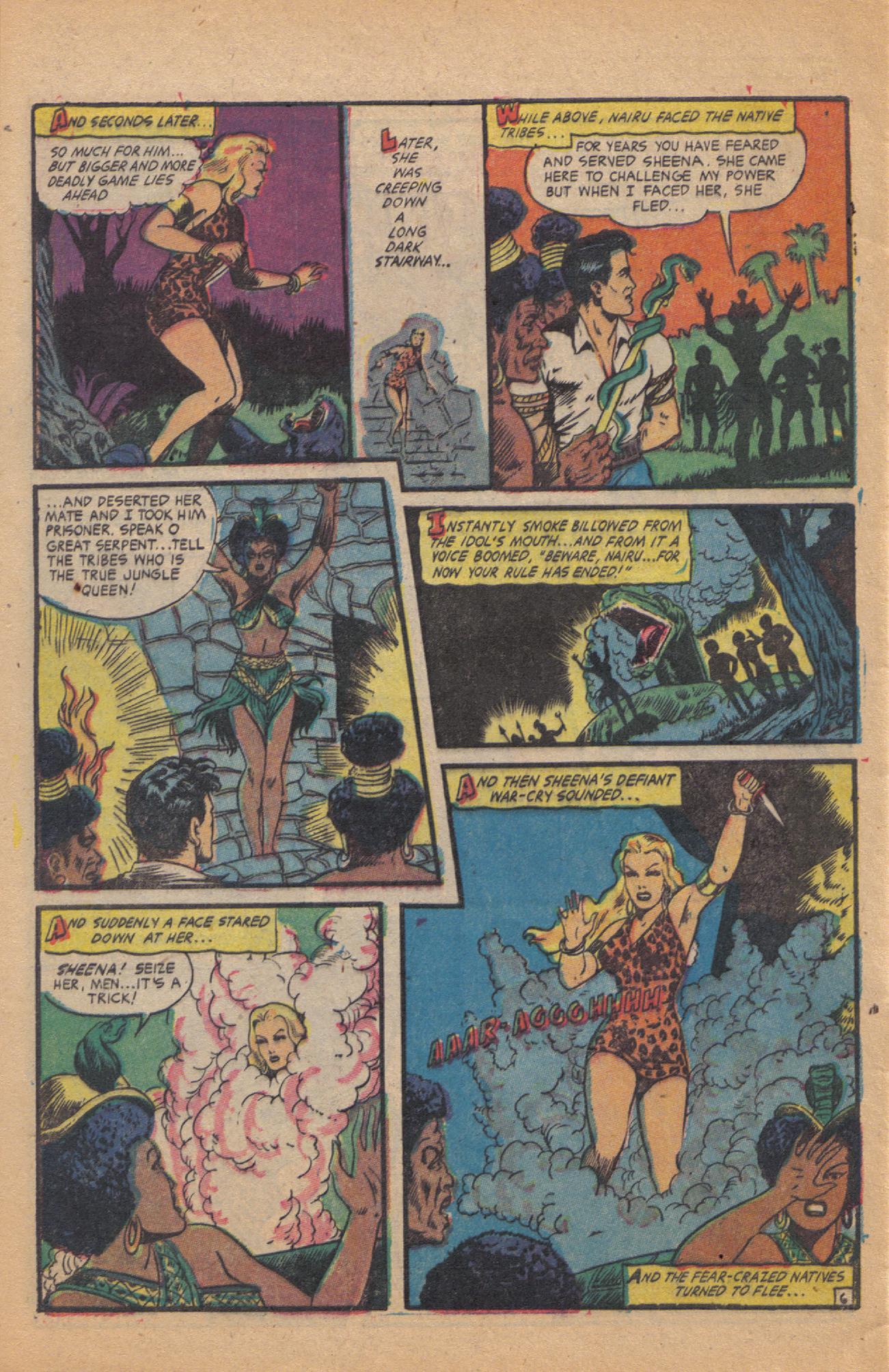Read online Sheena, Queen of the Jungle (1942) comic -  Issue #18 - 34