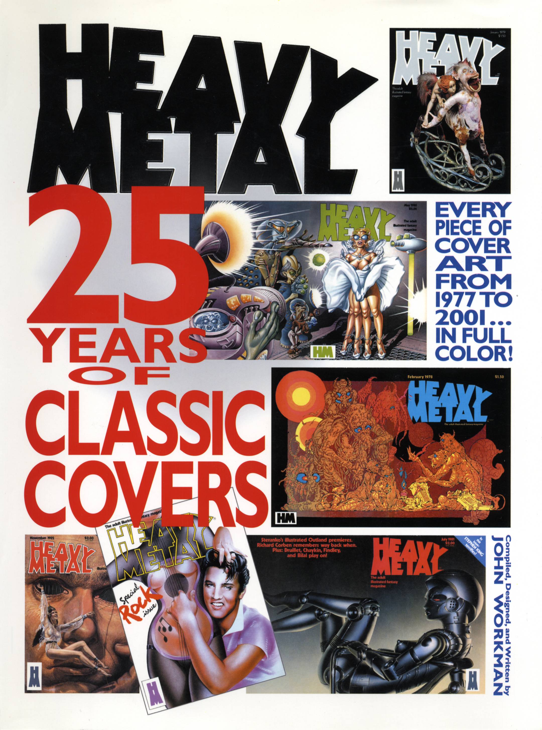 Read online Heavy Metal: 25 Years of Classic Covers comic -  Issue # TPB - 1