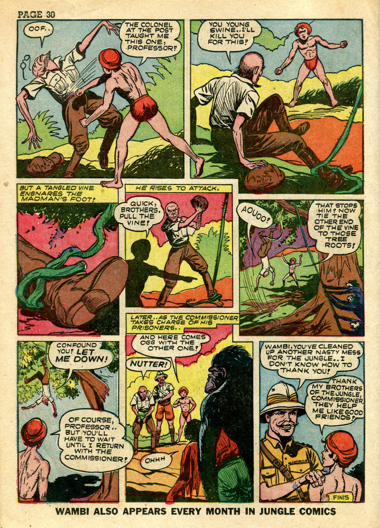 Read online Wambi Jungle Boy comic -  Issue #3 - 32