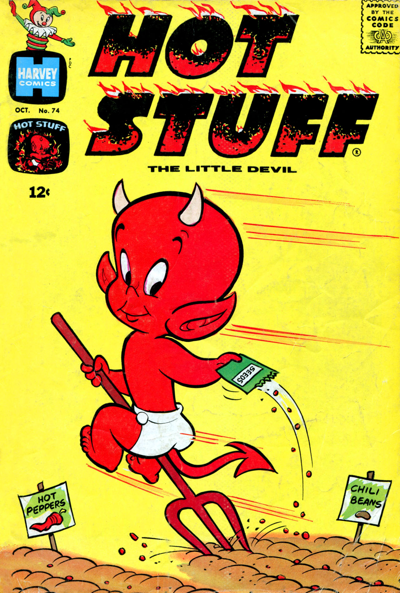 Read online Hot Stuff, the Little Devil comic -  Issue #74 - 1