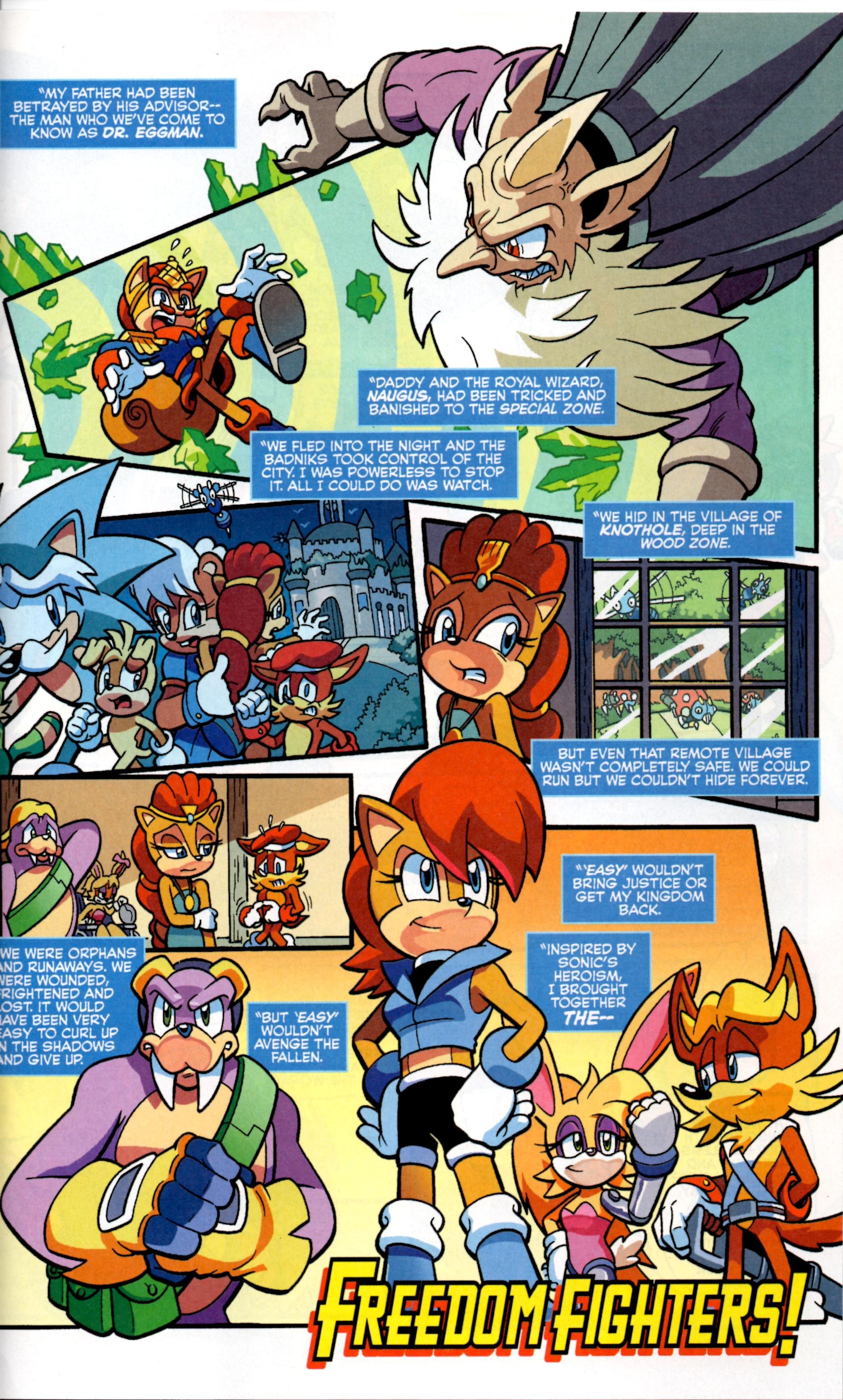 Read online Free Comic Book Day 2014 comic -  Issue # Archie Sonic the Hedgehog - Sonic Comic Origins - 5