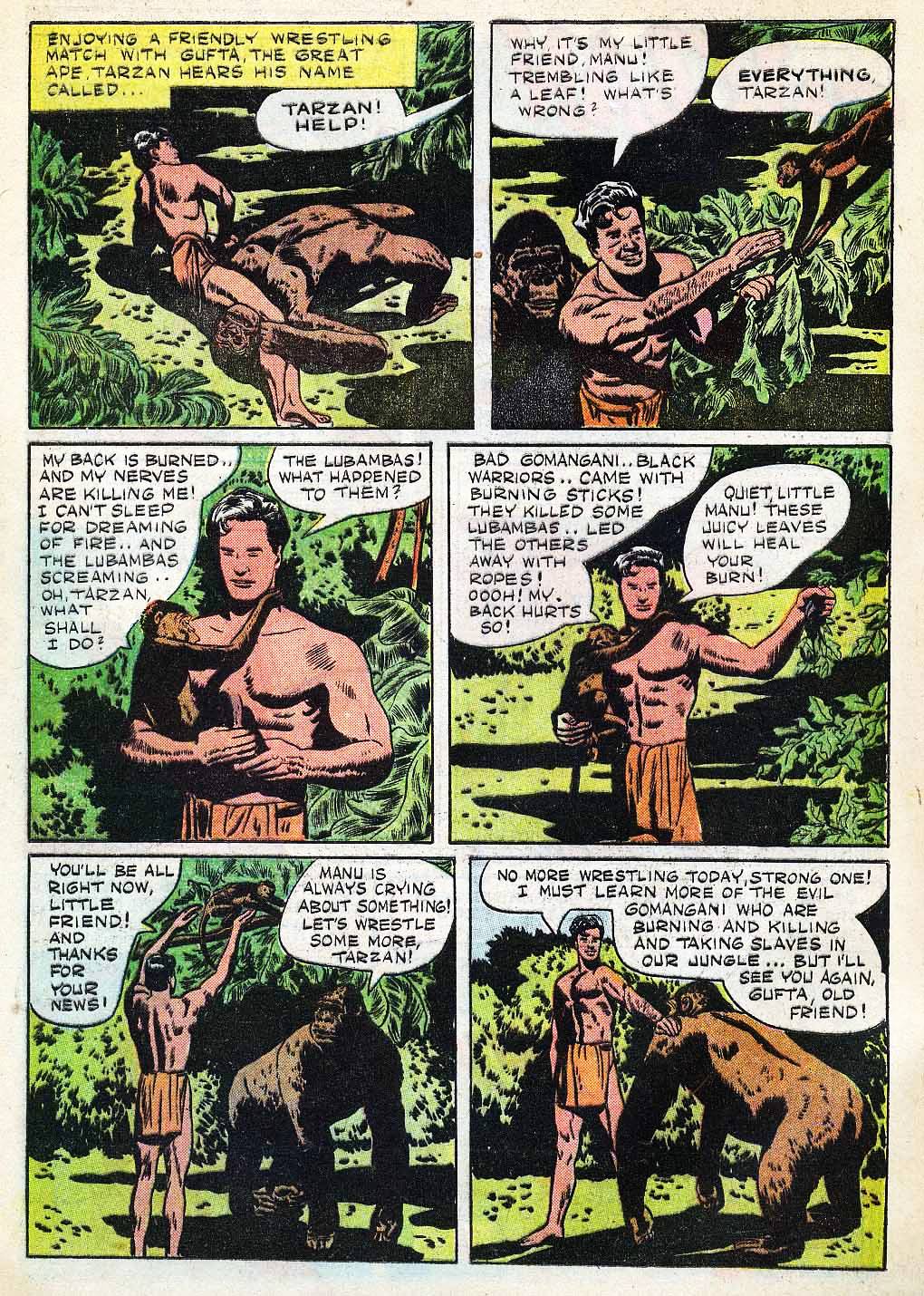 Read online Tarzan (1948) comic -  Issue #2 - 4