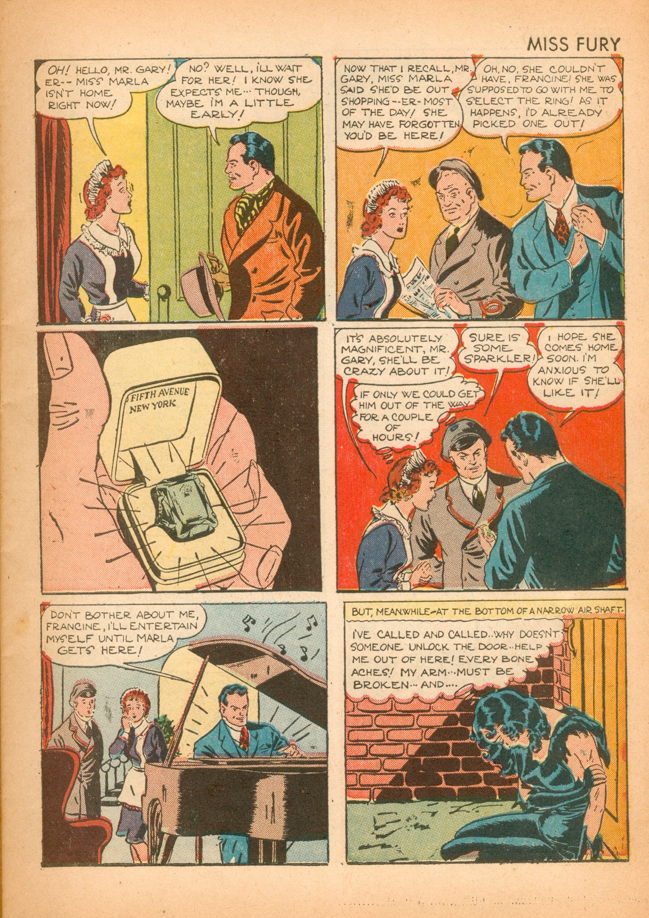 Read online Miss Fury (1942) comic -  Issue #2 - 5
