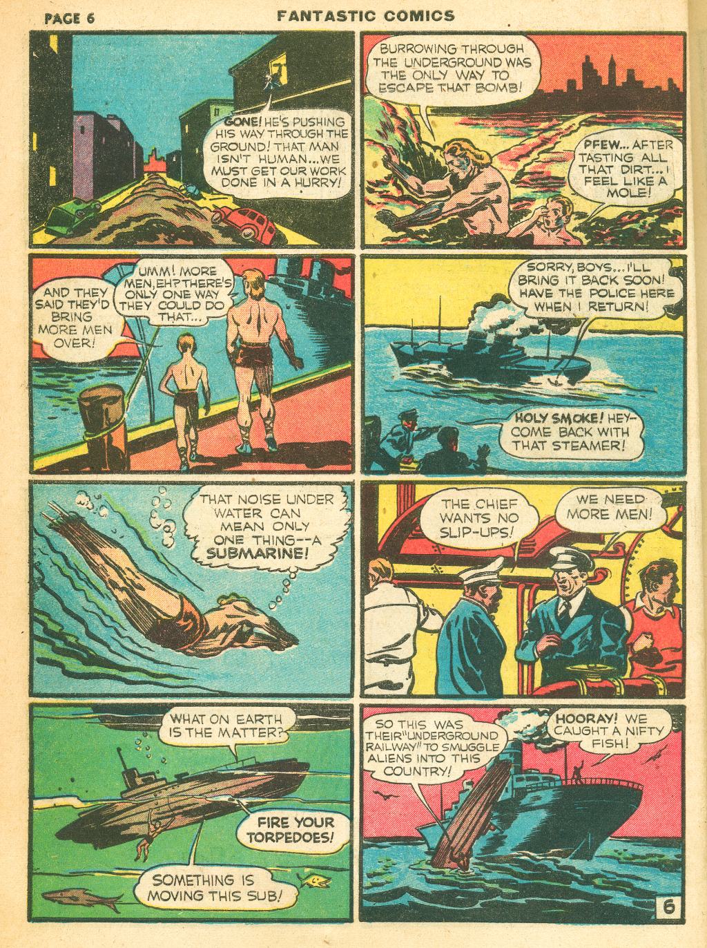 Read online Fantastic Comics comic -  Issue #12 - 8