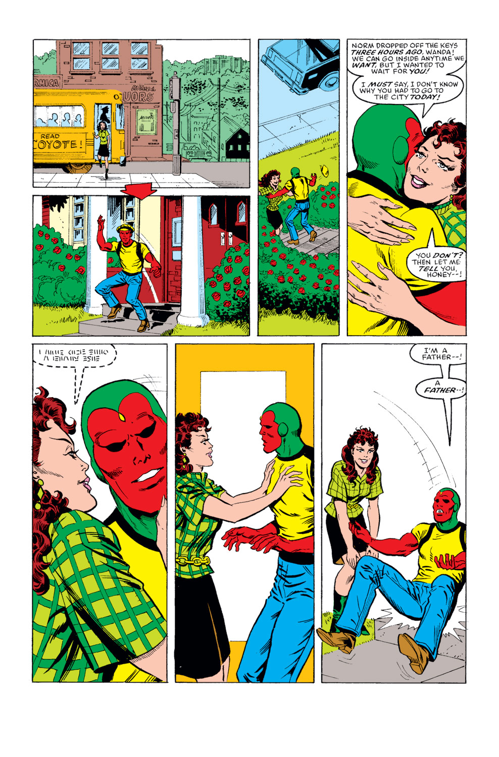 Read online The Vision and the Scarlet Witch (1985) comic -  Issue #4 - 6