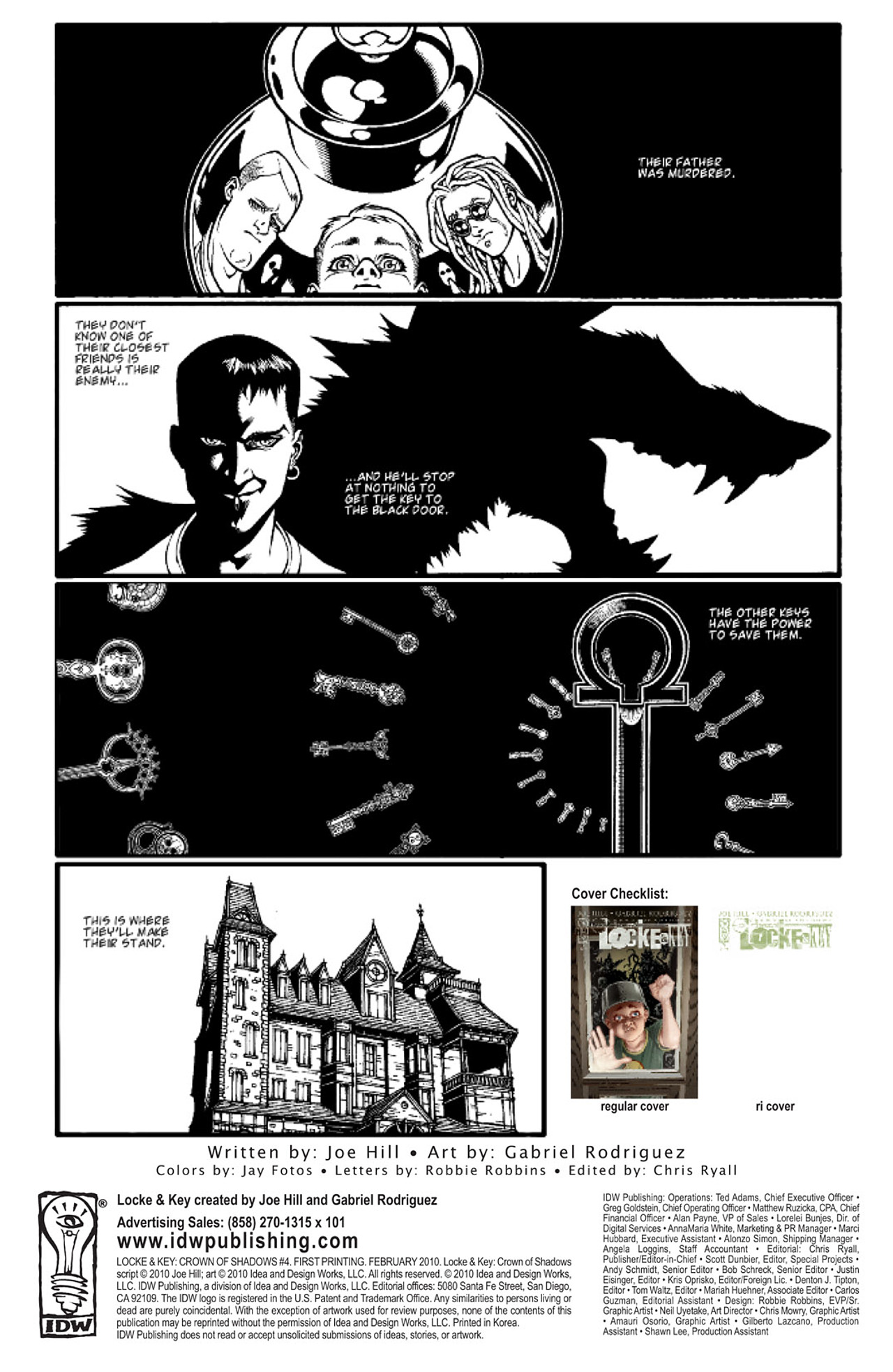 Read online Locke & Key: Crown of Shadows comic -  Issue #4 - 3