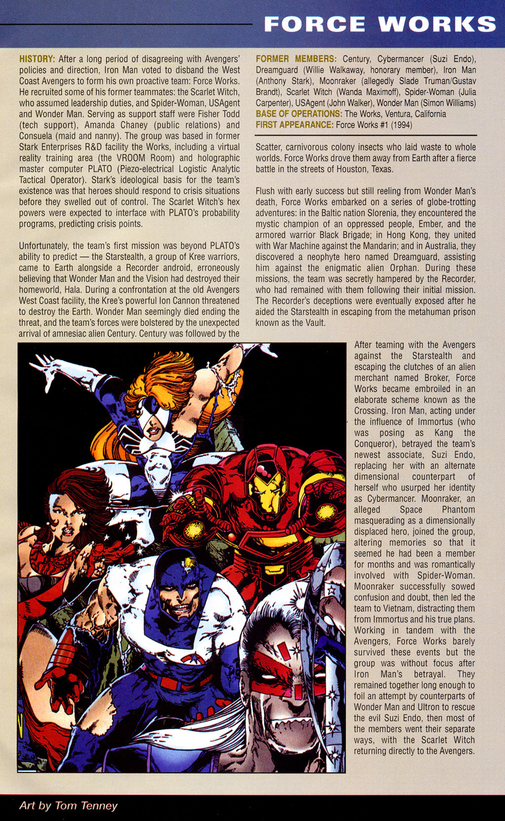 Read online Official Handbook of the Marvel Universe: Teams 2005 comic -  Issue # Full - 21