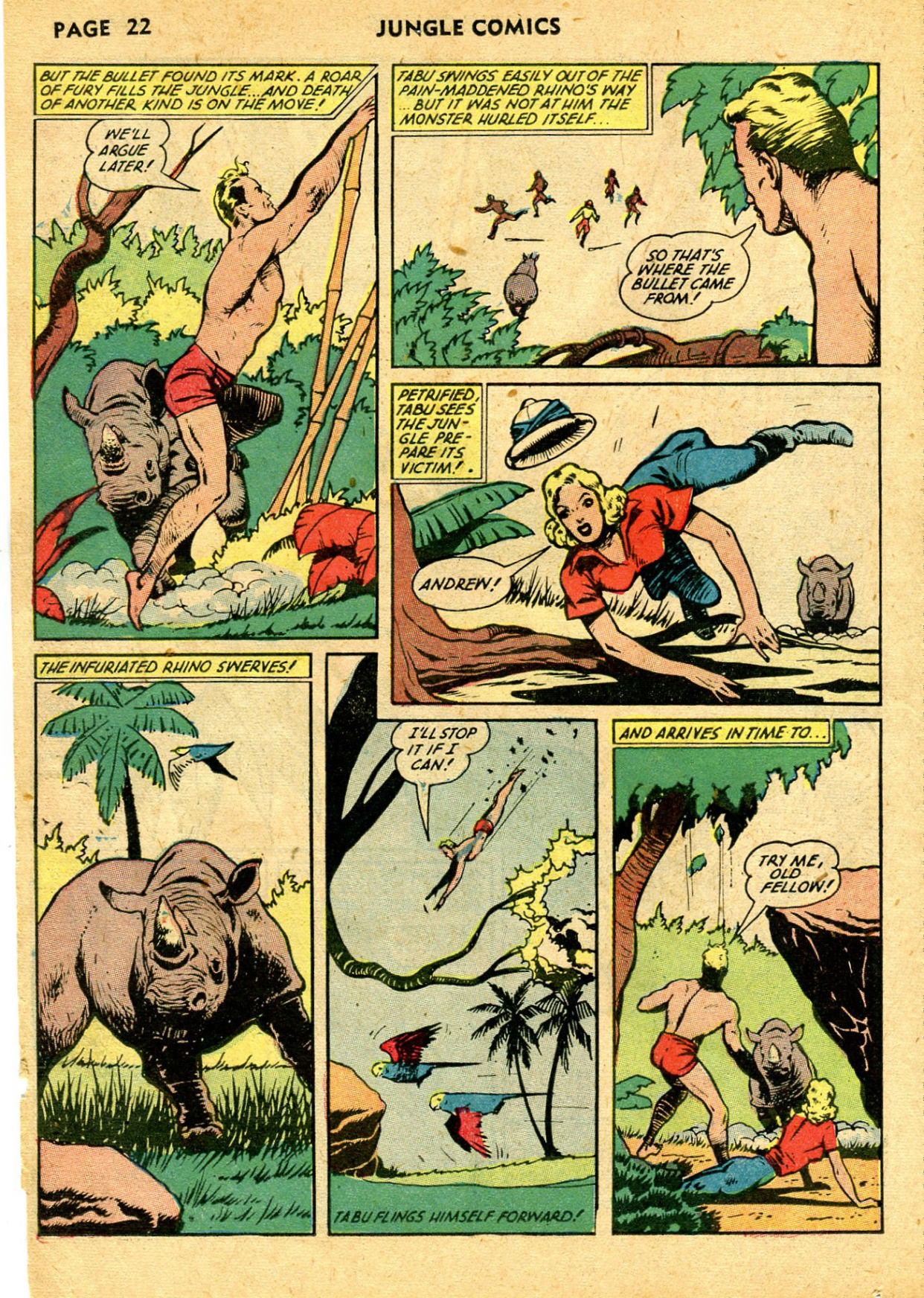 Read online Jungle Comics comic -  Issue #39 - 24