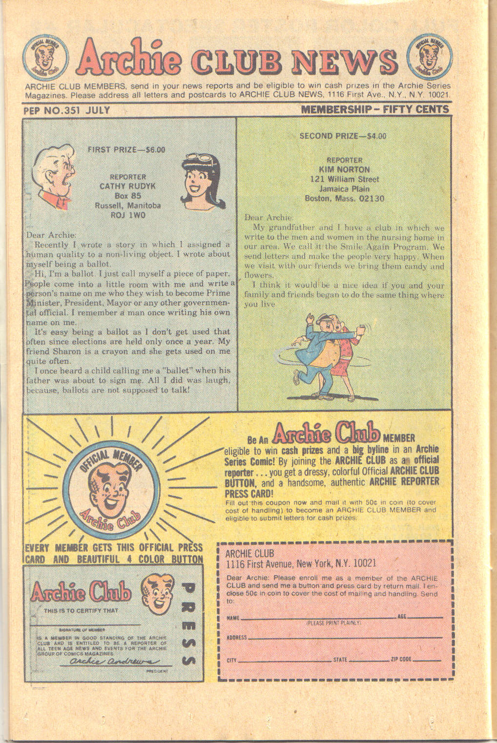 Read online Pep Comics comic -  Issue #351 - 26