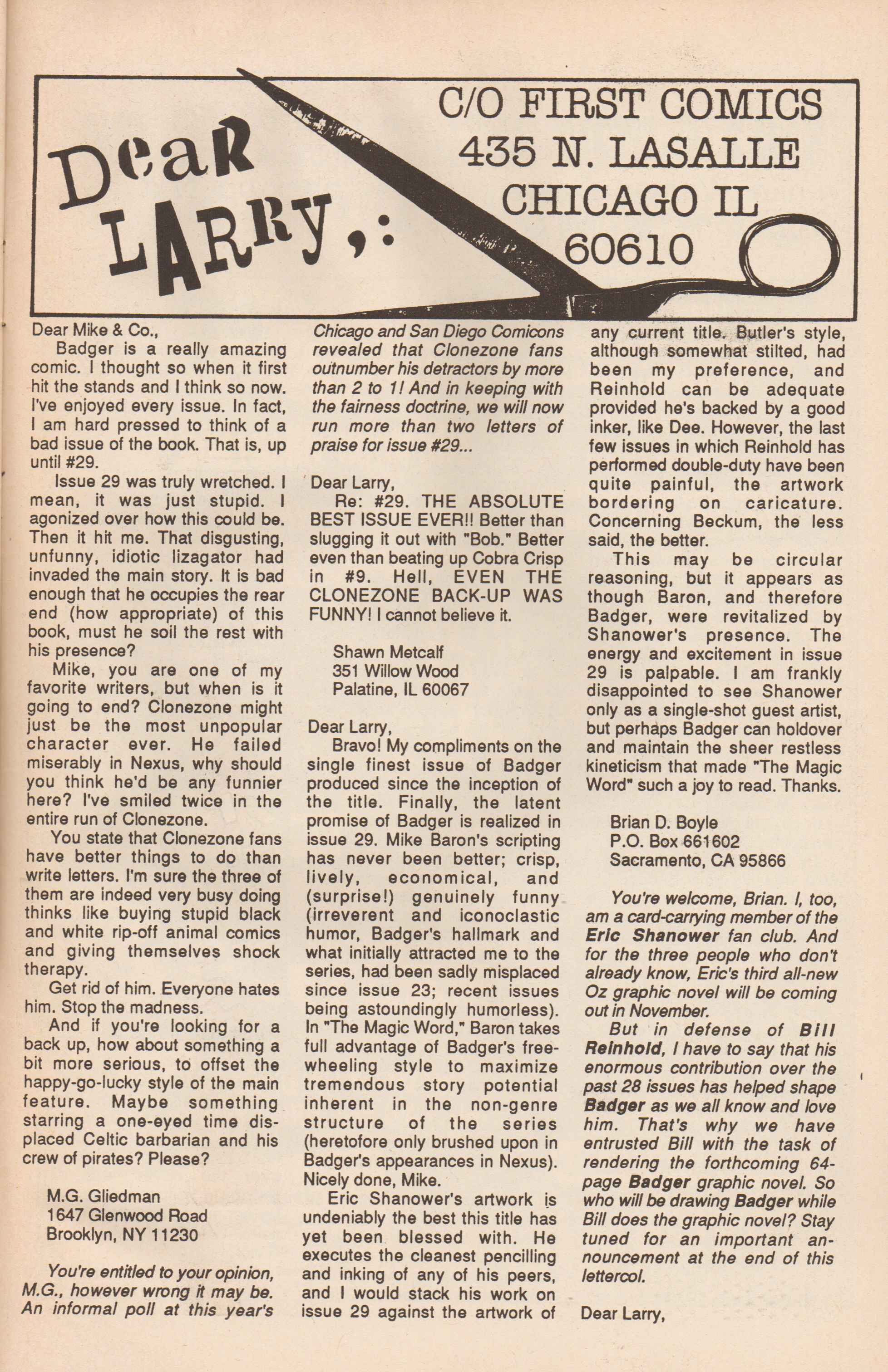 Read online The Badger comic -  Issue #32 - 33