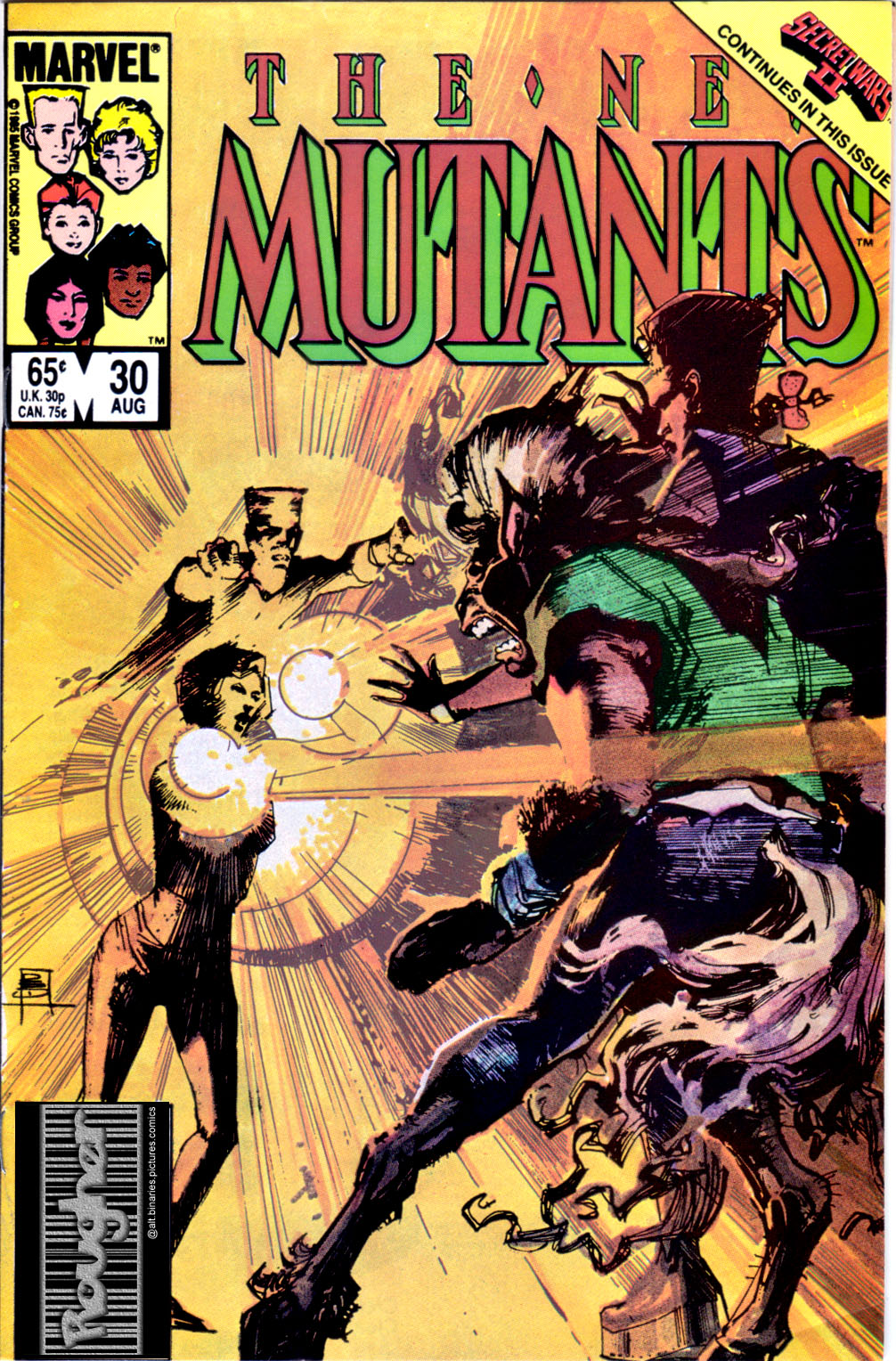 Read online The New Mutants comic -  Issue #30 - 1