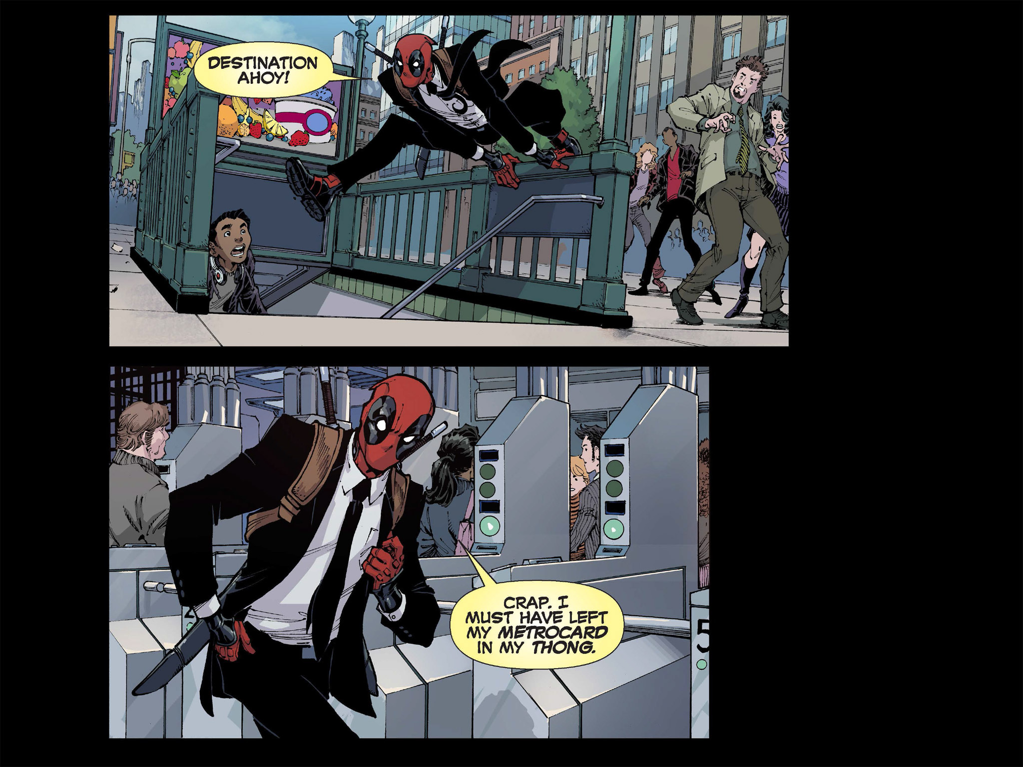 Read online Deadpool: Too Soon? Infinite Comic comic -  Issue #2 - 33