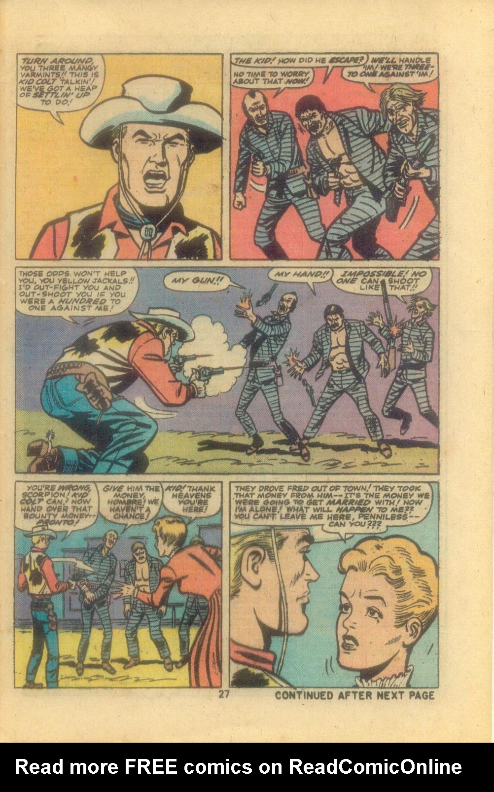 Read online Kid Colt Outlaw comic -  Issue #191 - 29