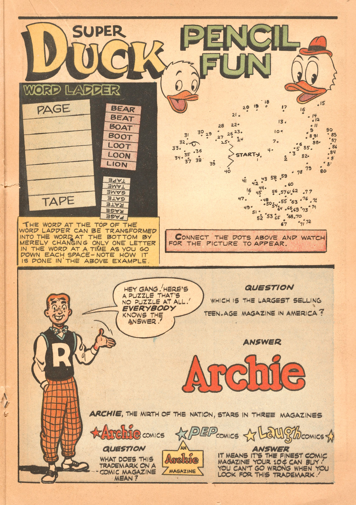 Read online Super Duck Comics comic -  Issue #23 - 29