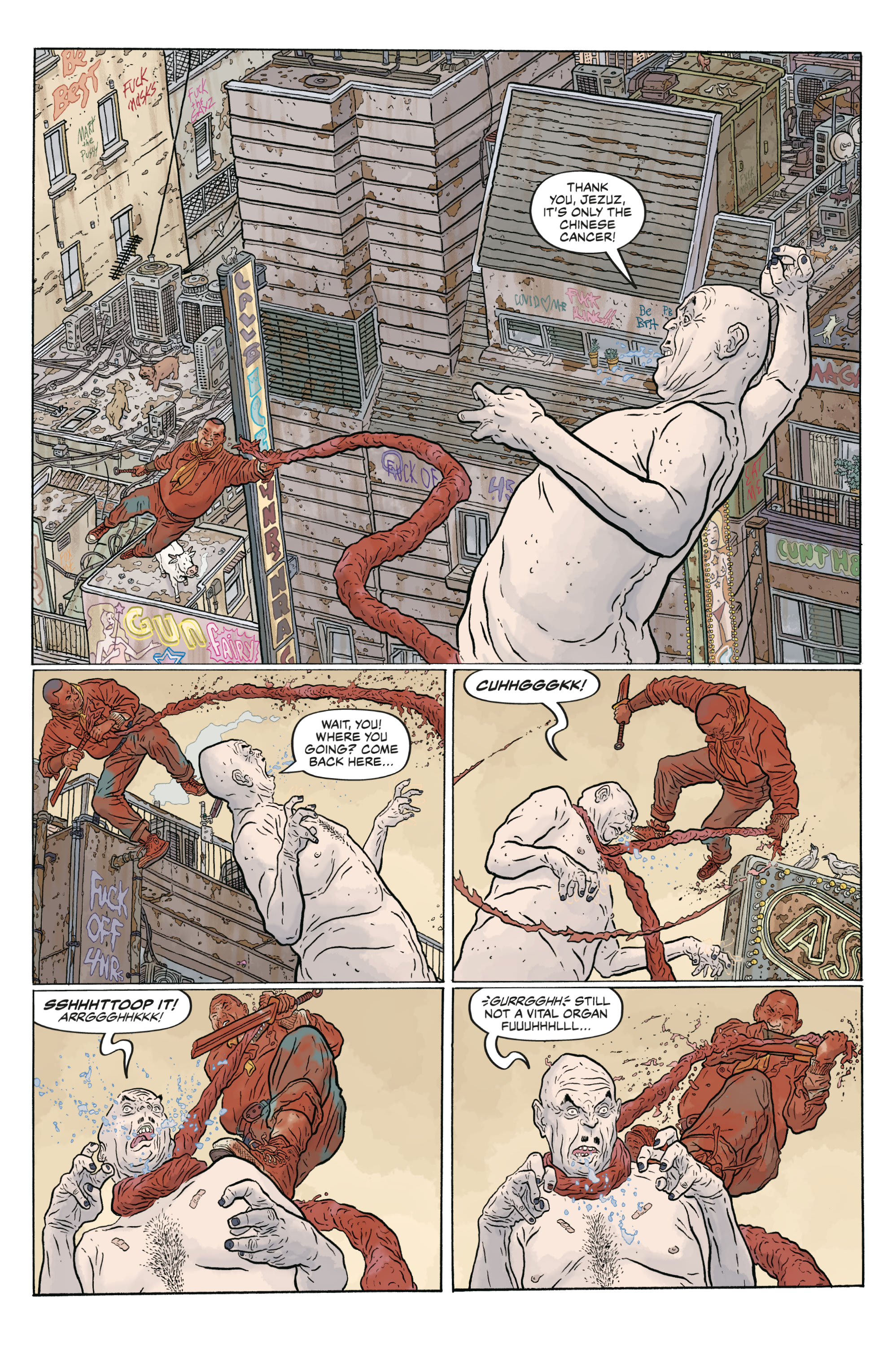 Read online Shaolin Cowboy: Cruel to Be Kin comic -  Issue #7 - 12