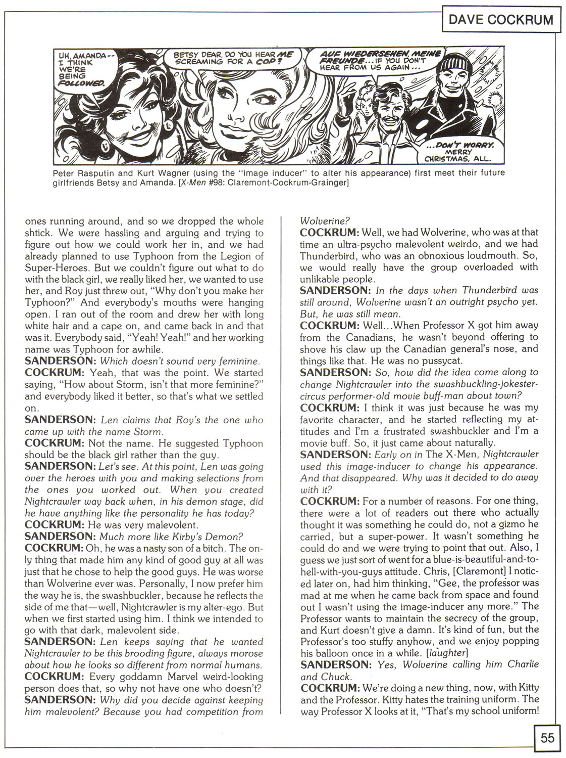 Read online The X-Men Companion comic -  Issue #1 - 55