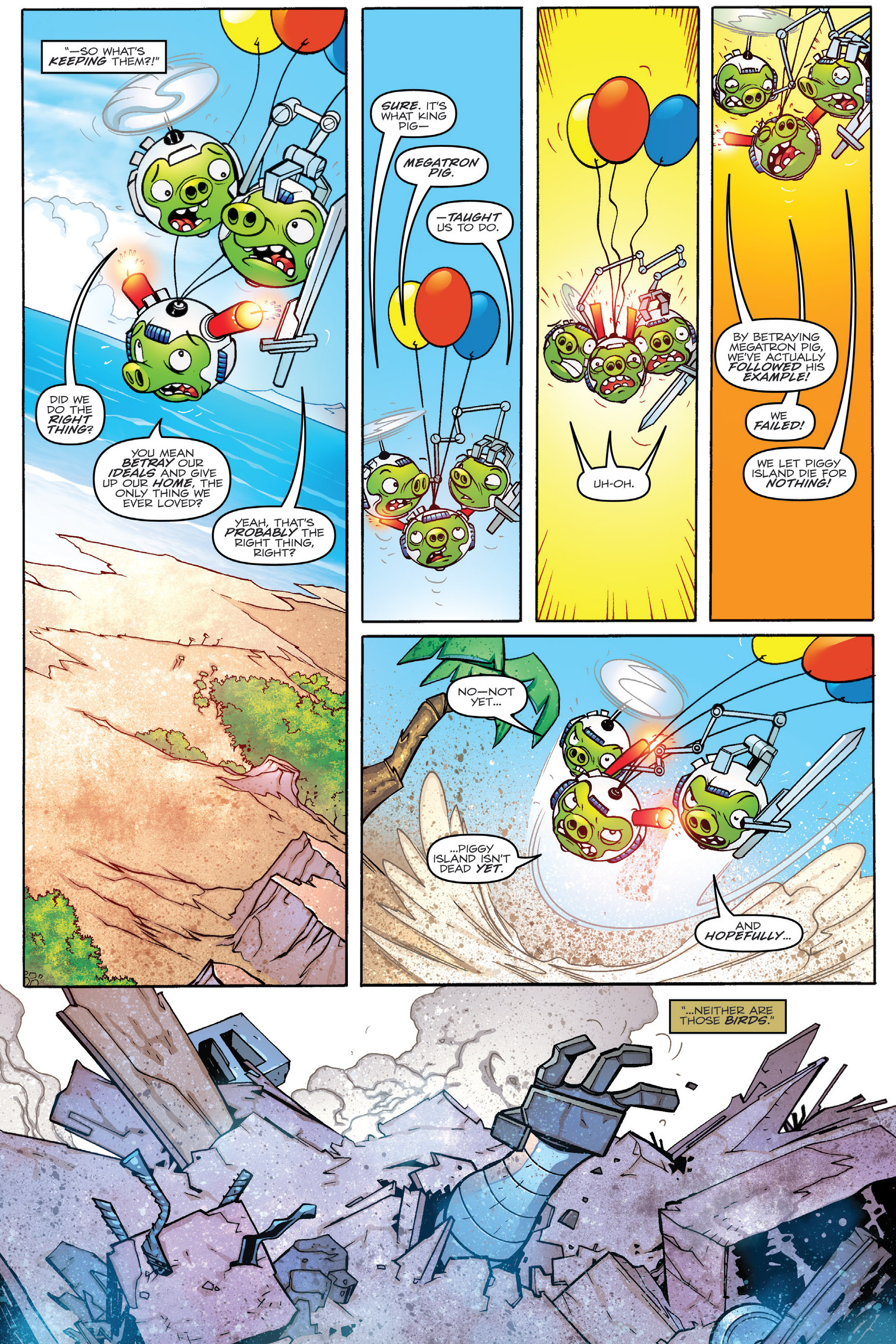 Read online Angry Birds Transformers: Age of Eggstinction comic -  Issue # Full - 78