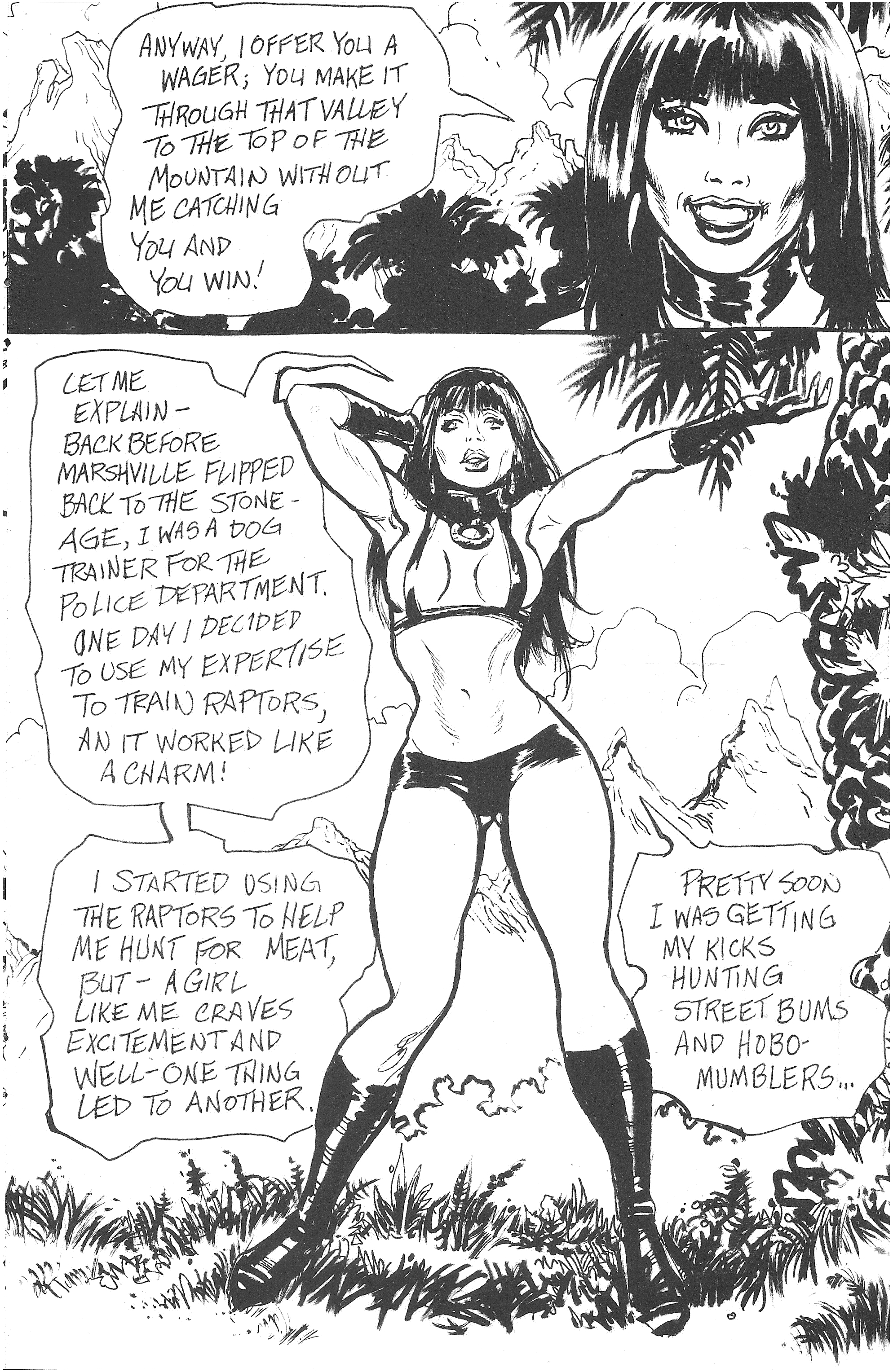 Read online Cavewoman: Raptorella comic -  Issue #1 - 19