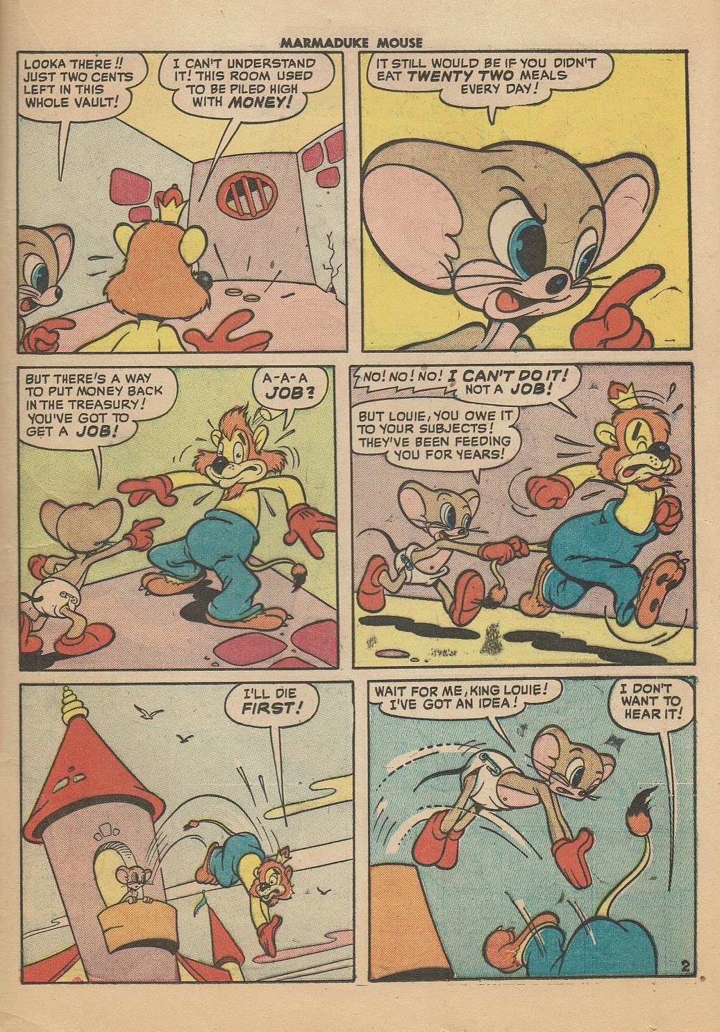 Read online Marmaduke Mouse comic -  Issue #22 - 33