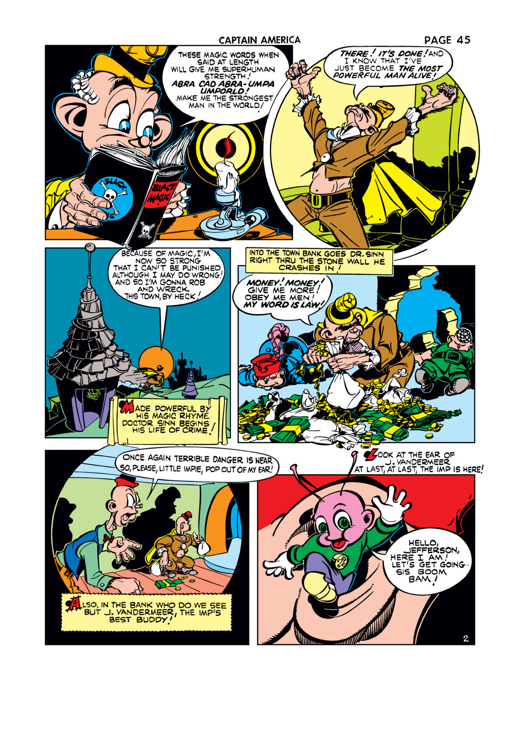Read online Captain America Comics comic -  Issue #13 - 47