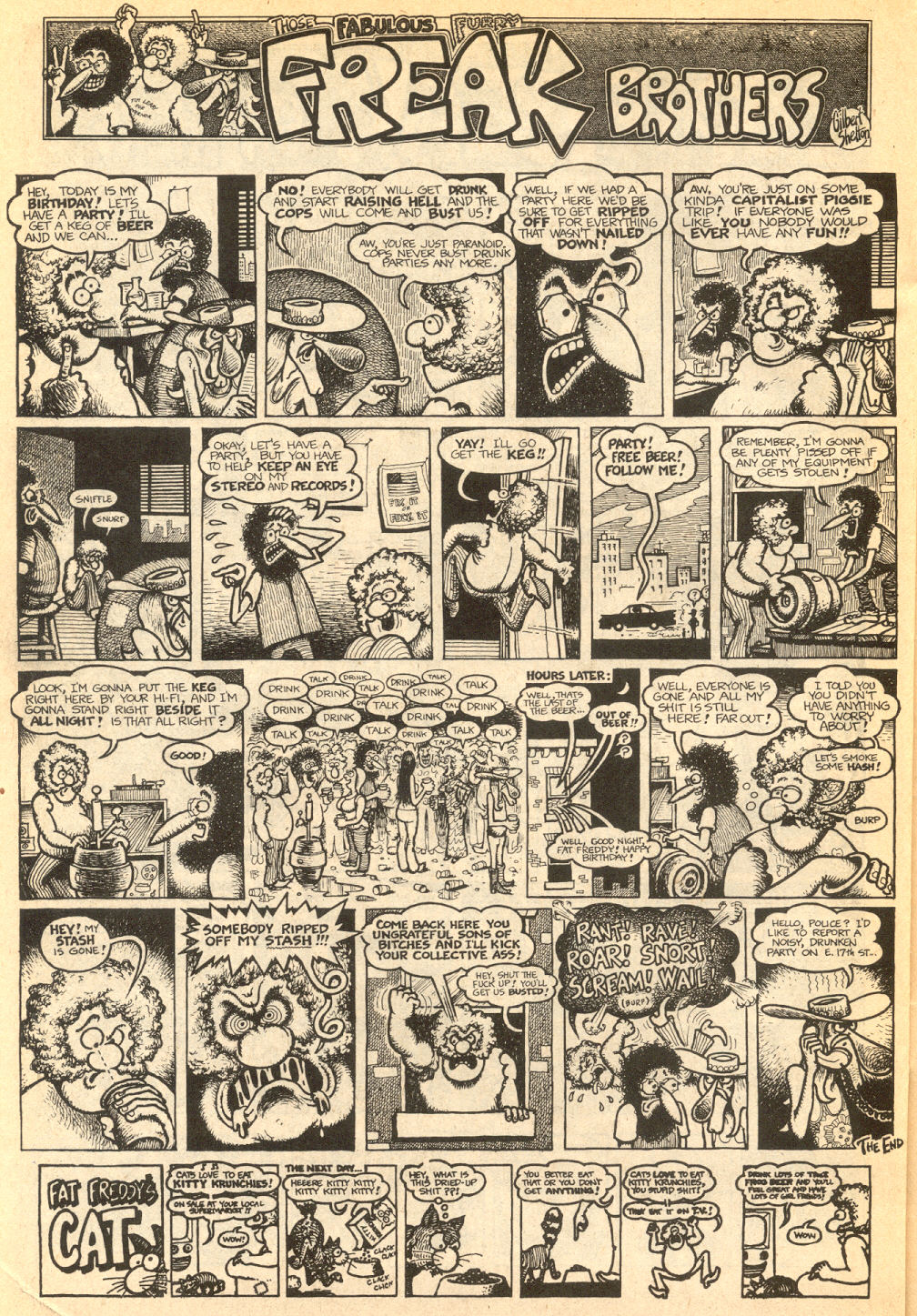 Read online The Fabulous Furry Freak Brothers comic -  Issue #1 - 32