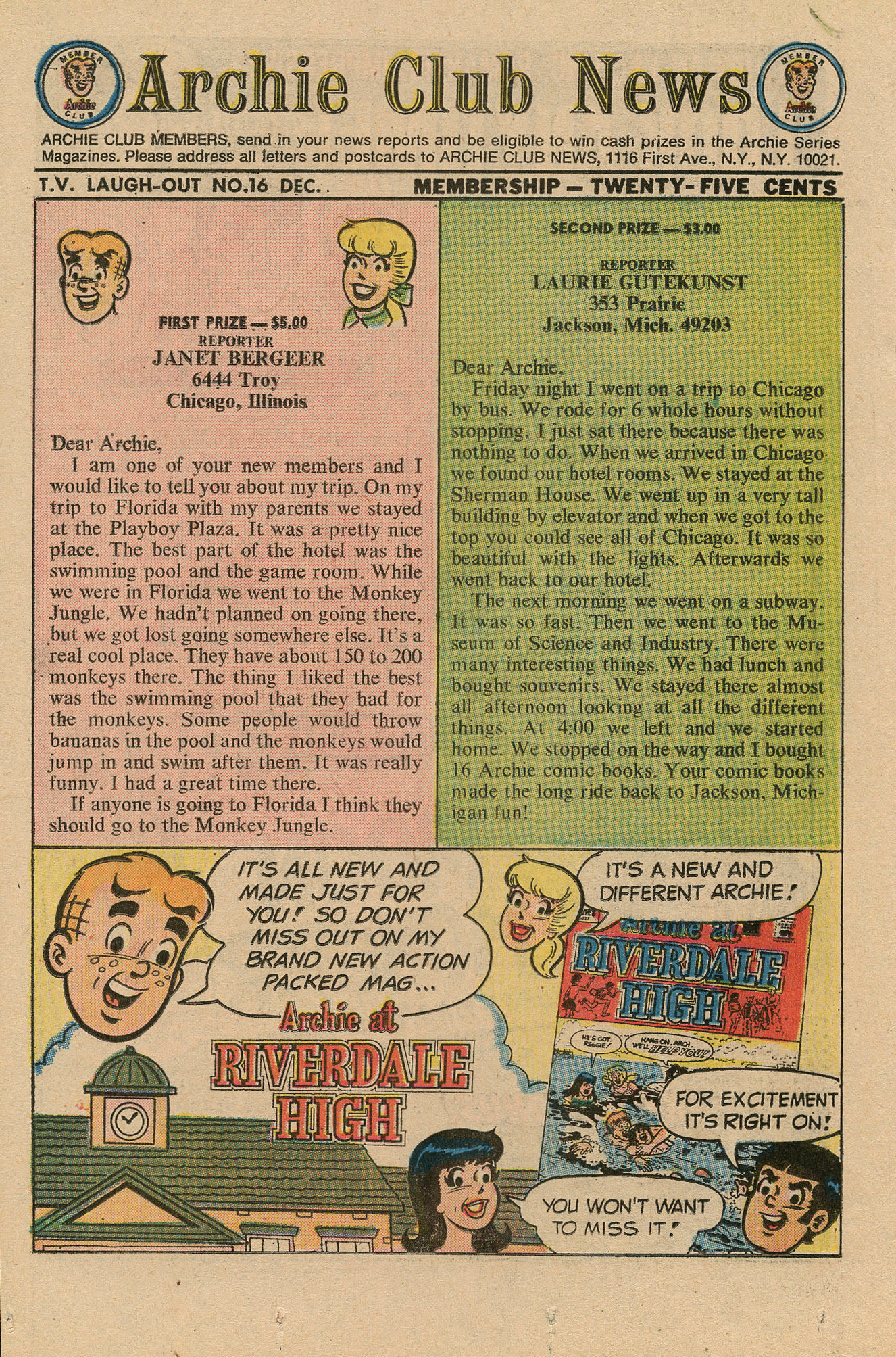 Read online Archie's TV Laugh-Out comic -  Issue #16 - 26