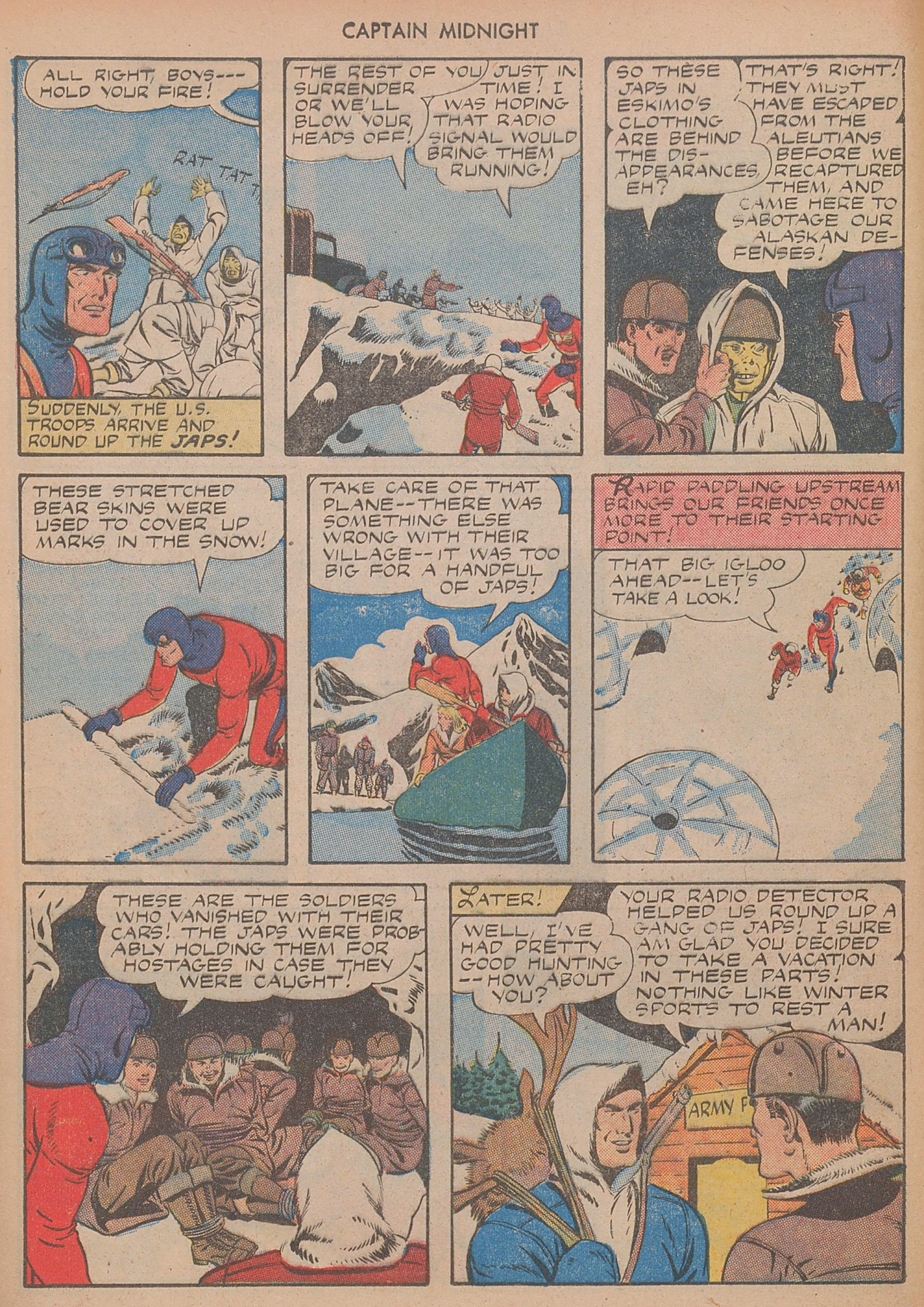 Read online Captain Midnight (1942) comic -  Issue #30 - 12