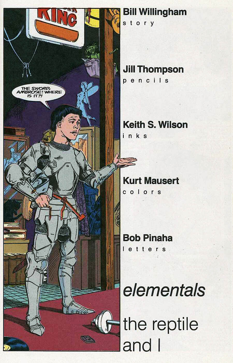 Read online Elementals (1984) comic -  Issue #20 - 3
