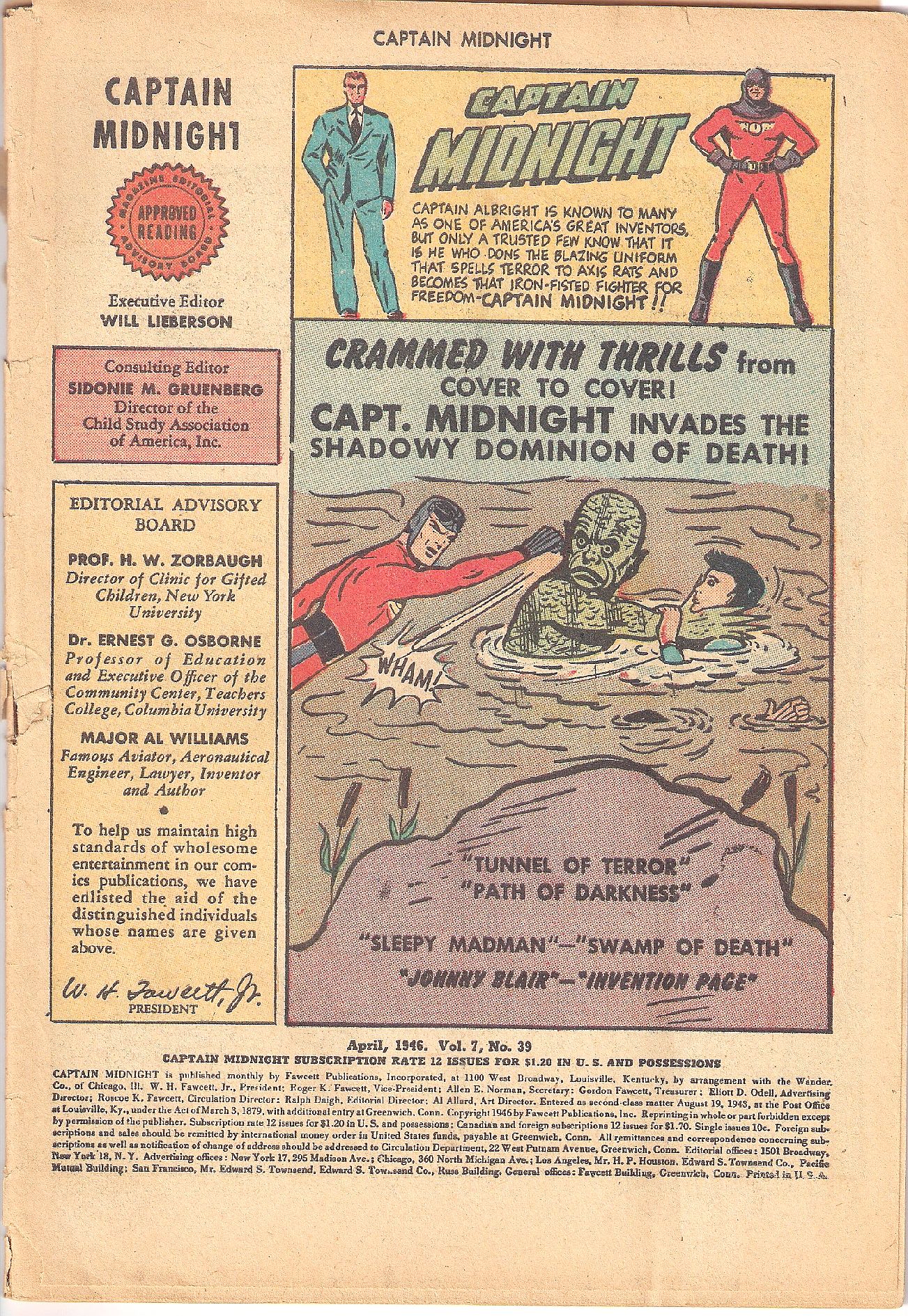 Read online Captain Midnight (1942) comic -  Issue #39 - 2