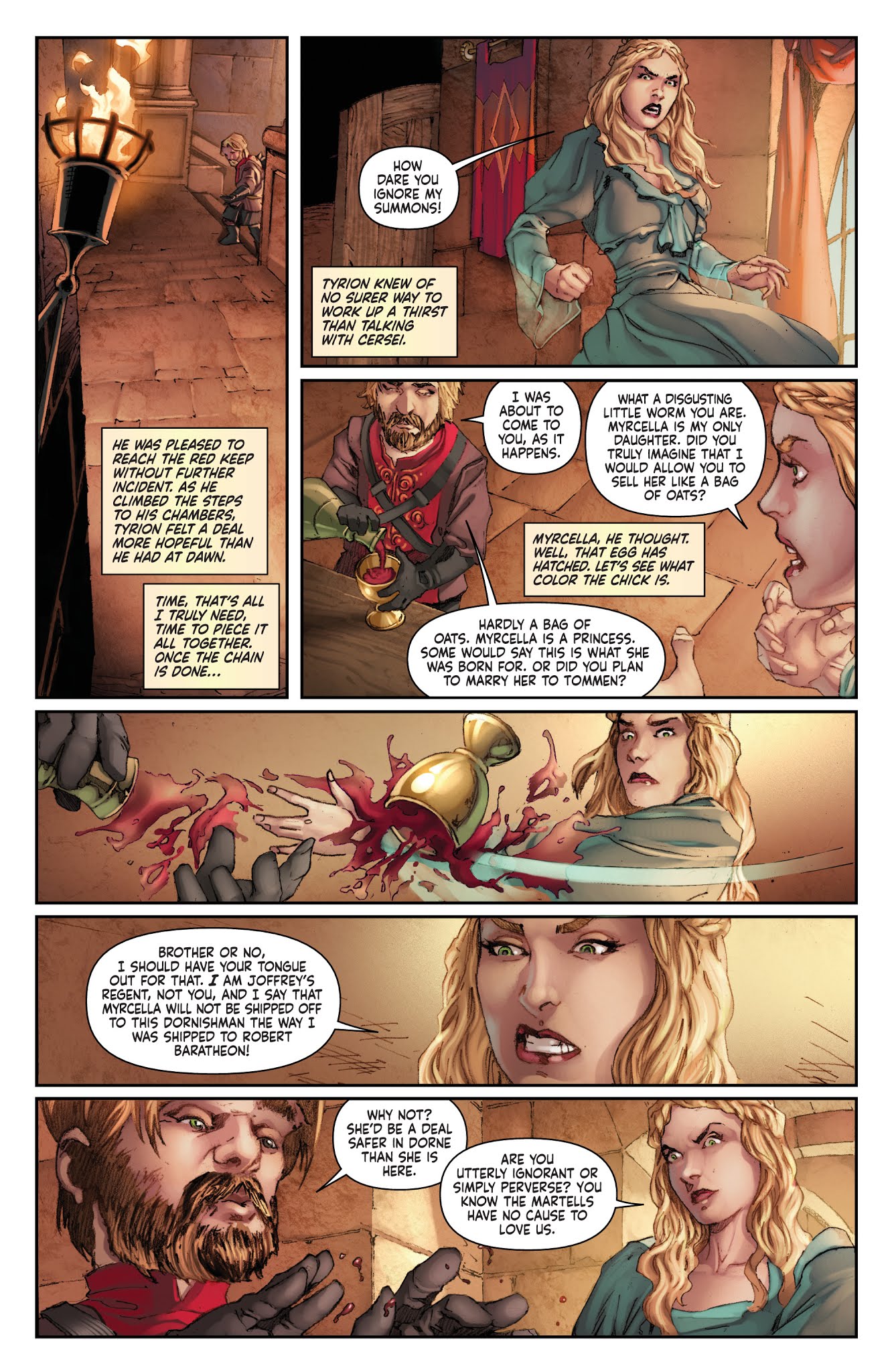 Read online A Clash of Kings comic -  Issue #12 - 9