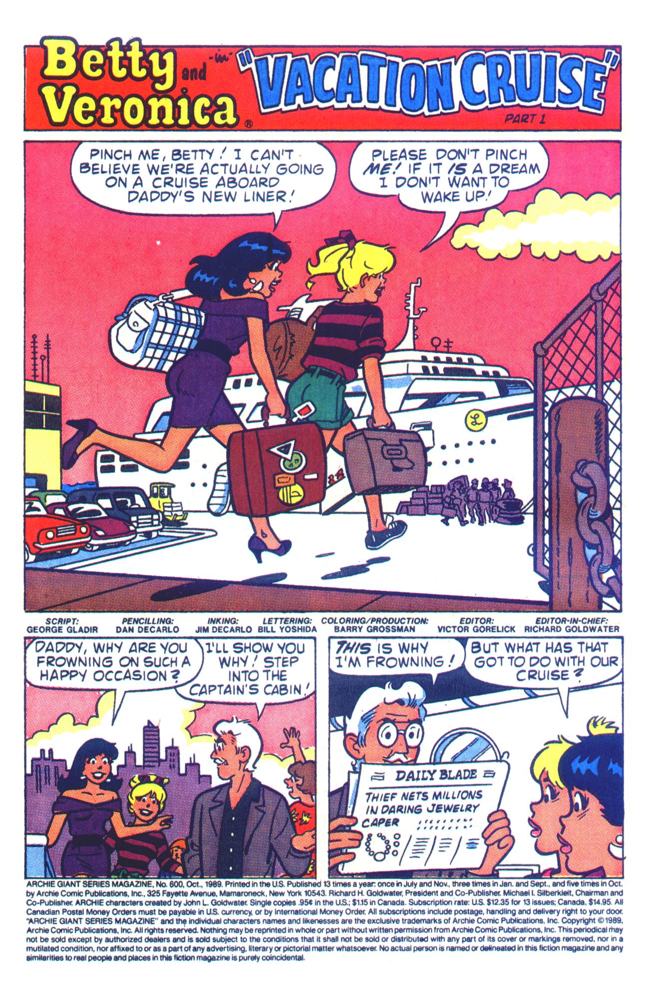 Read online Archie Giant Series Magazine comic -  Issue #600 - 3