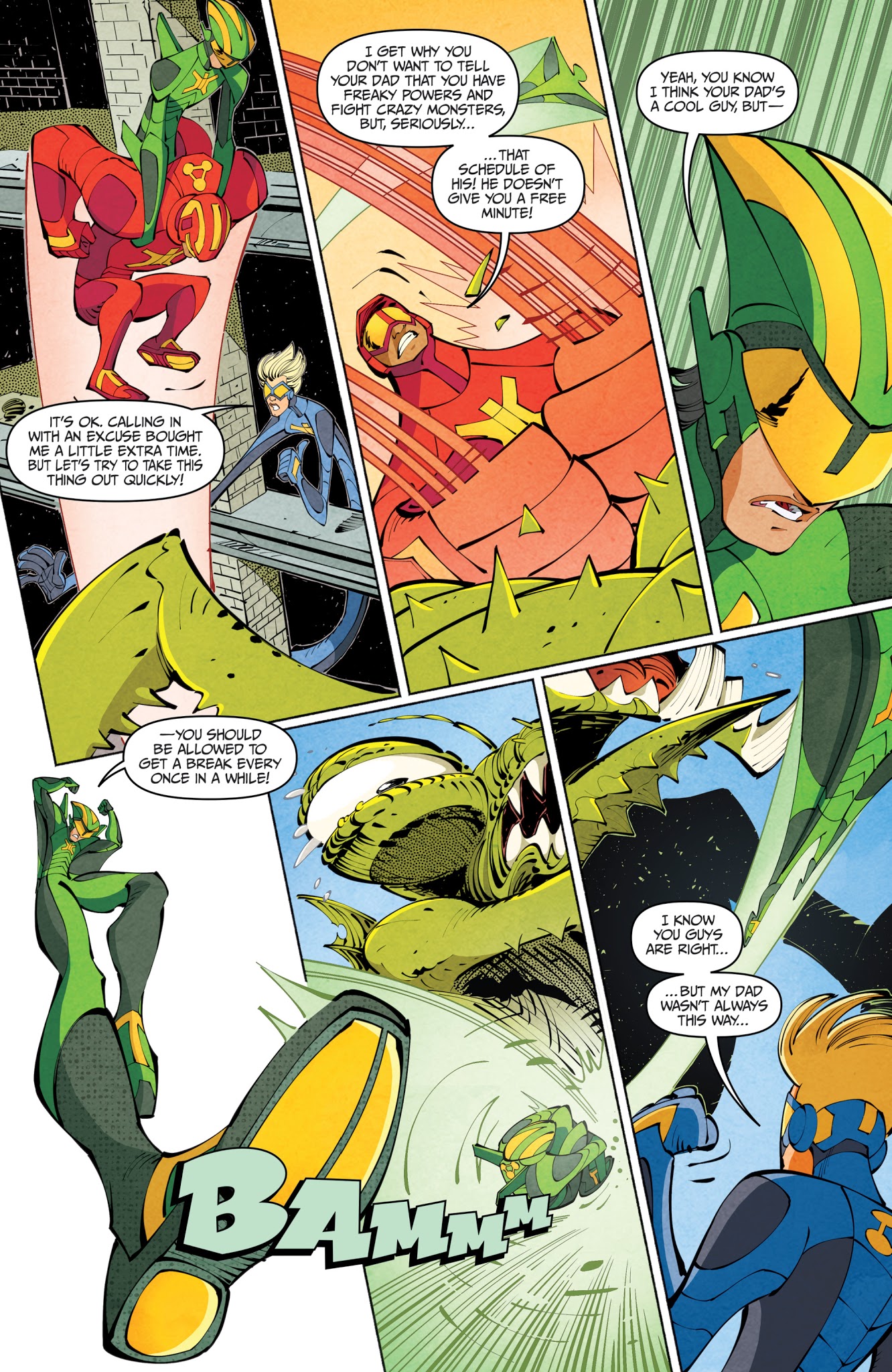 Read online Stretch Armstrong and the Flex Fighters comic -  Issue #1 - 9
