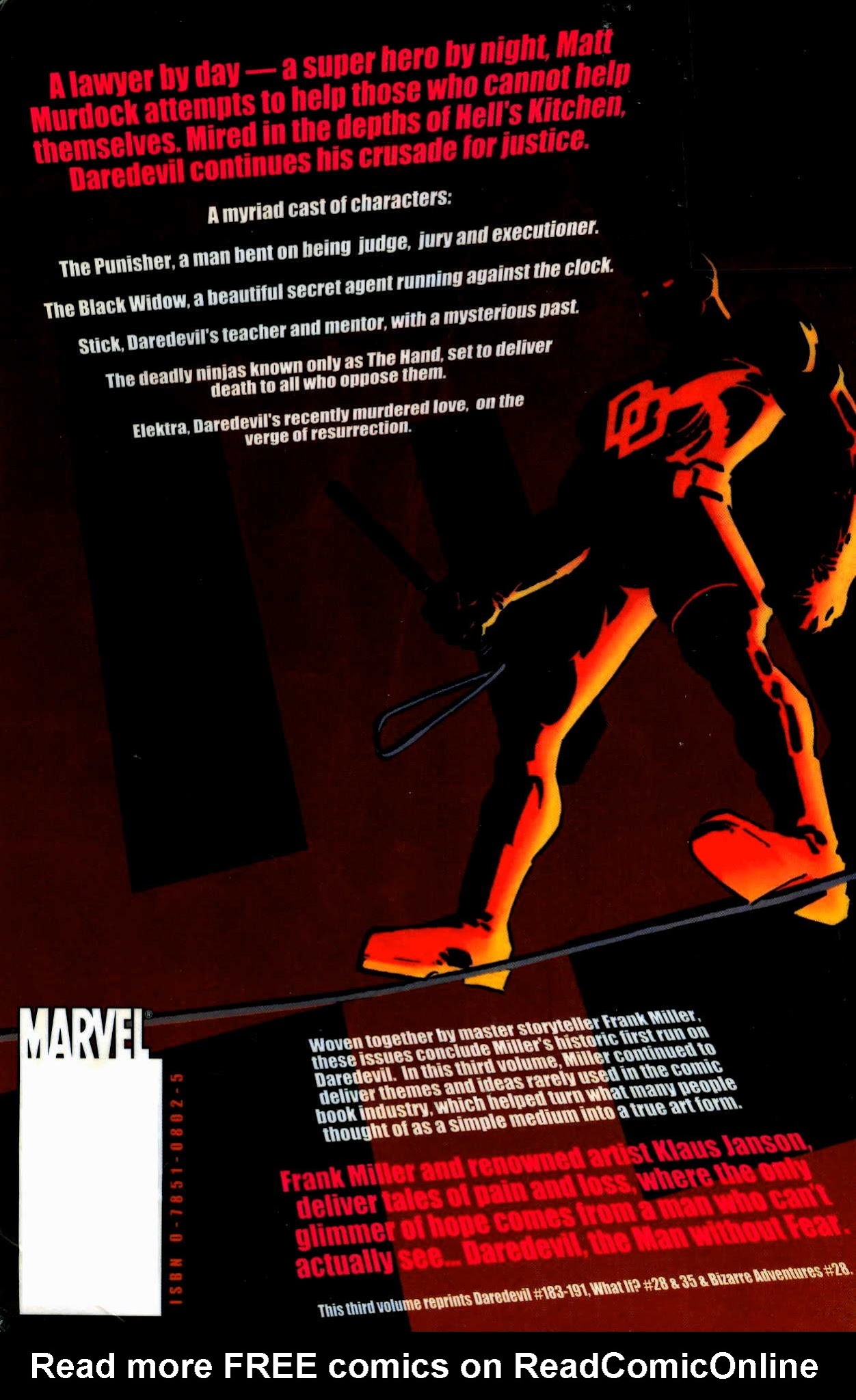 Read online Daredevil Visionaries: Frank Miller comic -  Issue # TPB 3 - 271