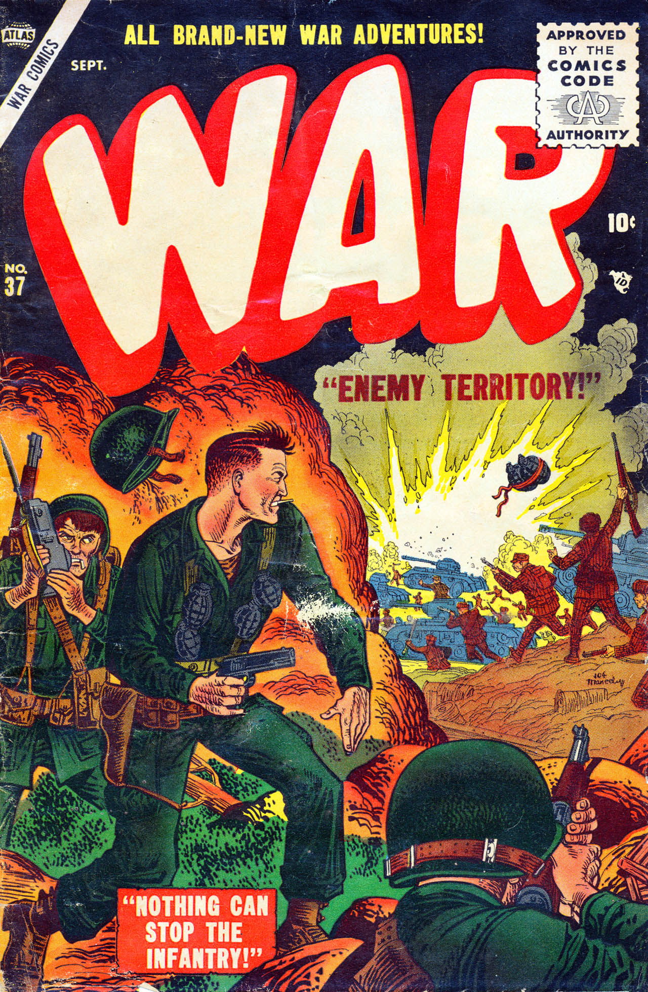 Read online War Comics comic -  Issue #37 - 1