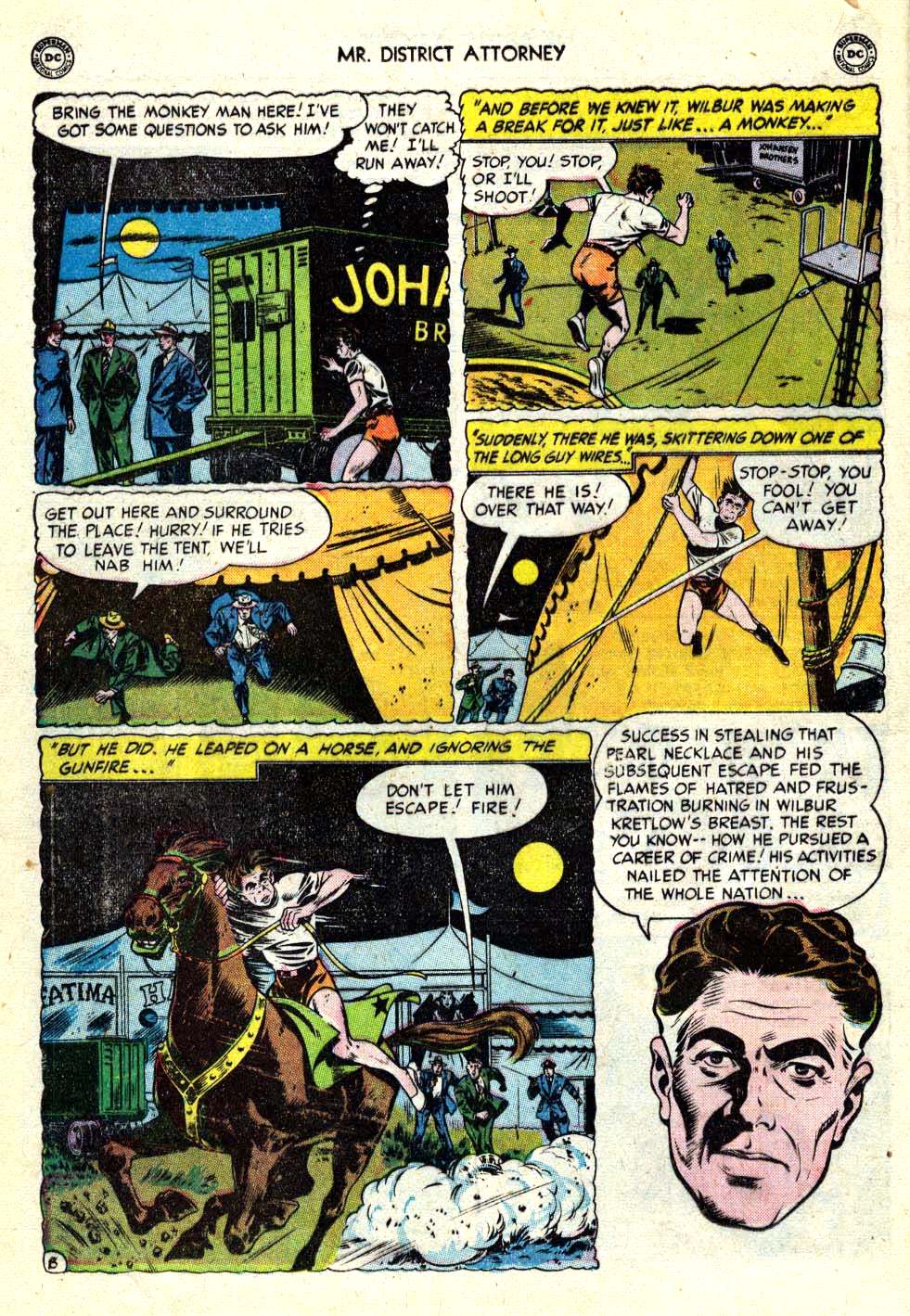 Read online Mr. District Attorney comic -  Issue #12 - 22