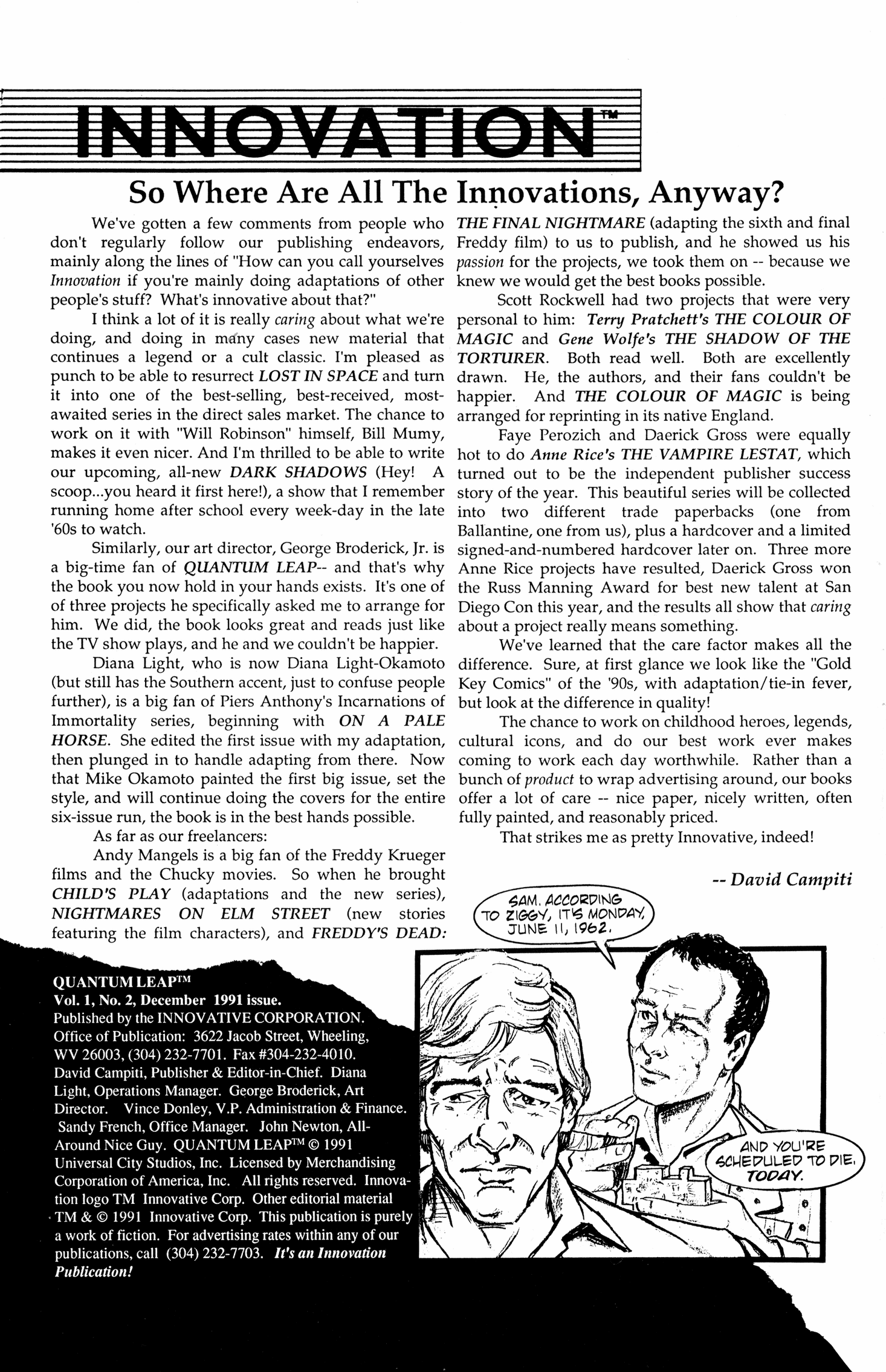 Read online Quantum Leap comic -  Issue #2 - 2