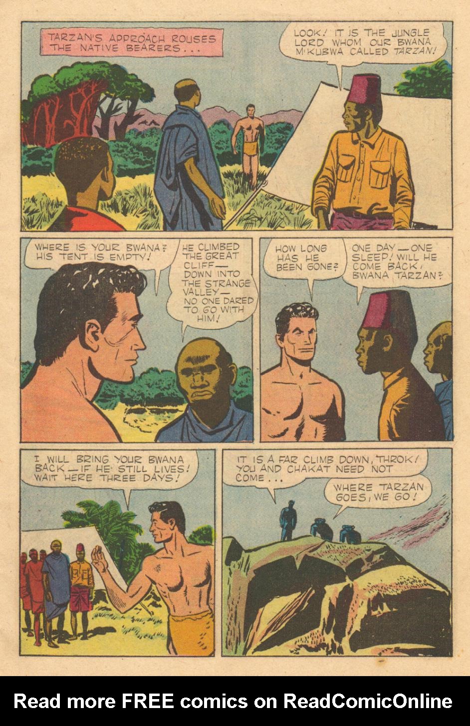 Read online Tarzan (1948) comic -  Issue #89 - 7