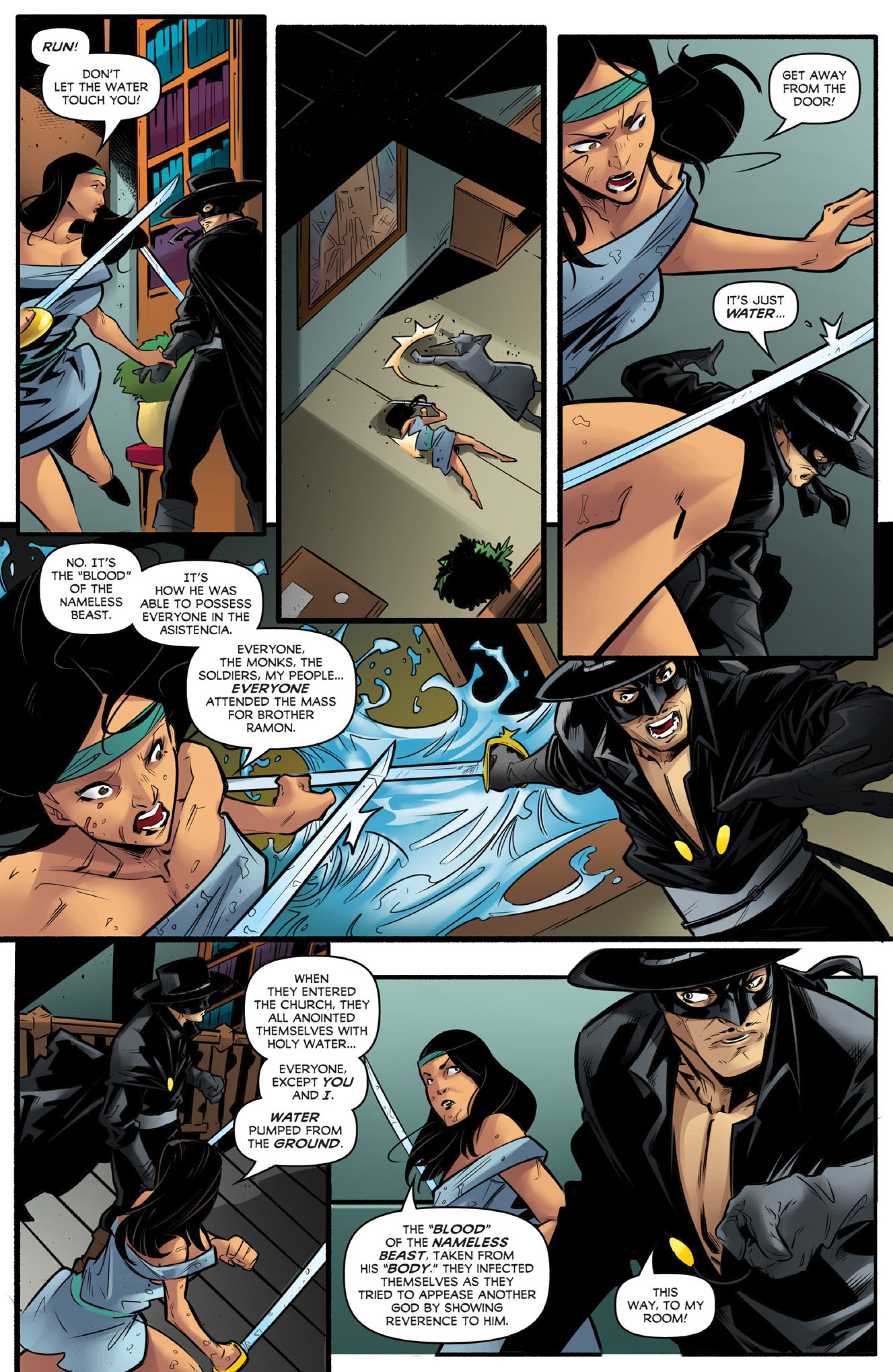 Read online Zorro: Sacrilege comic -  Issue #4 - 11