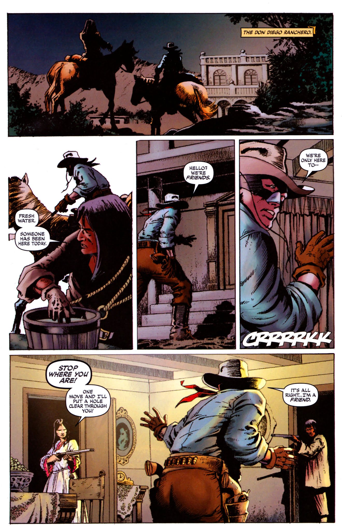 Read online The Lone Ranger & Zorro: The Death of Zorro comic -  Issue #2 - 14
