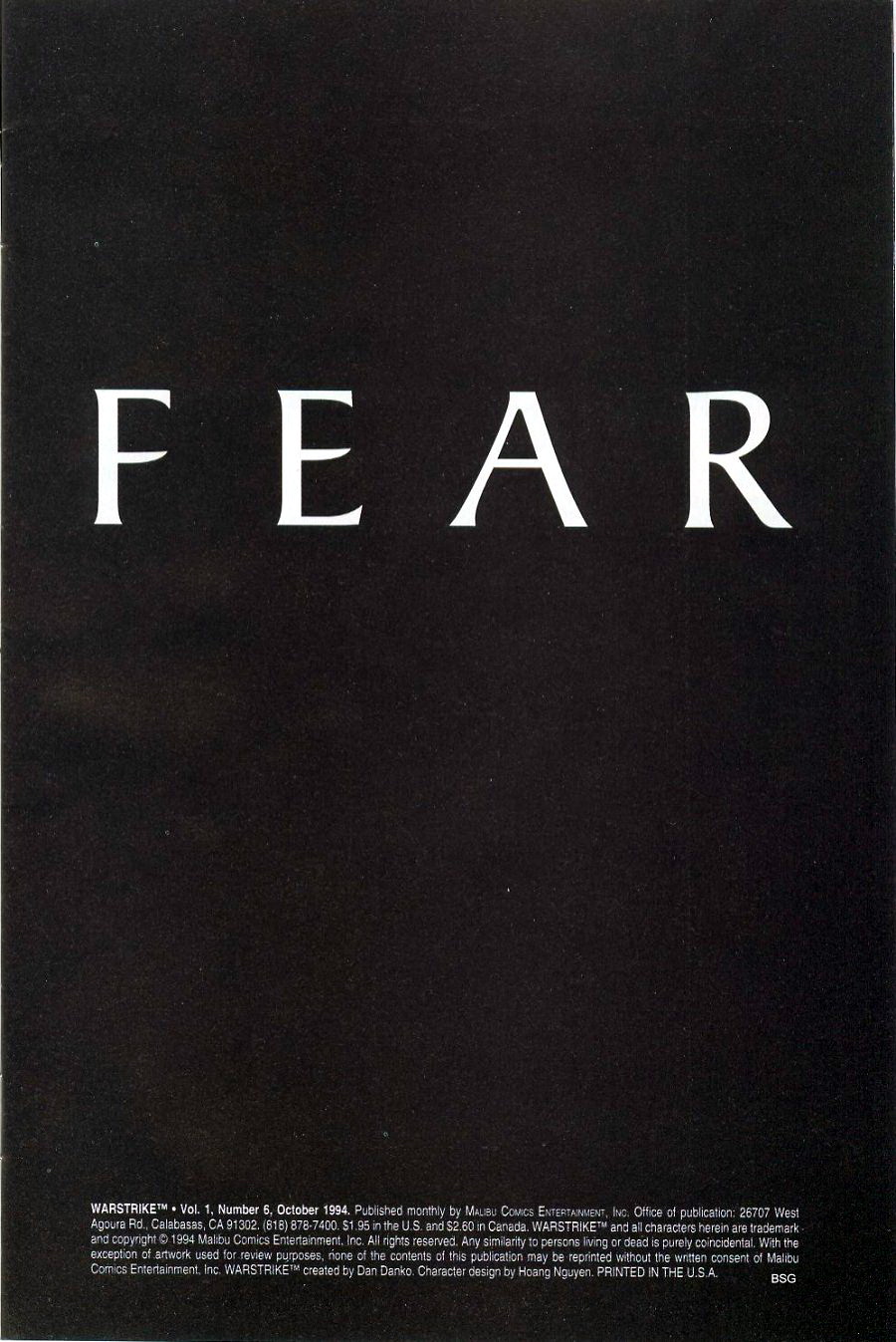 Read online Warstrike comic -  Issue #6 - 2