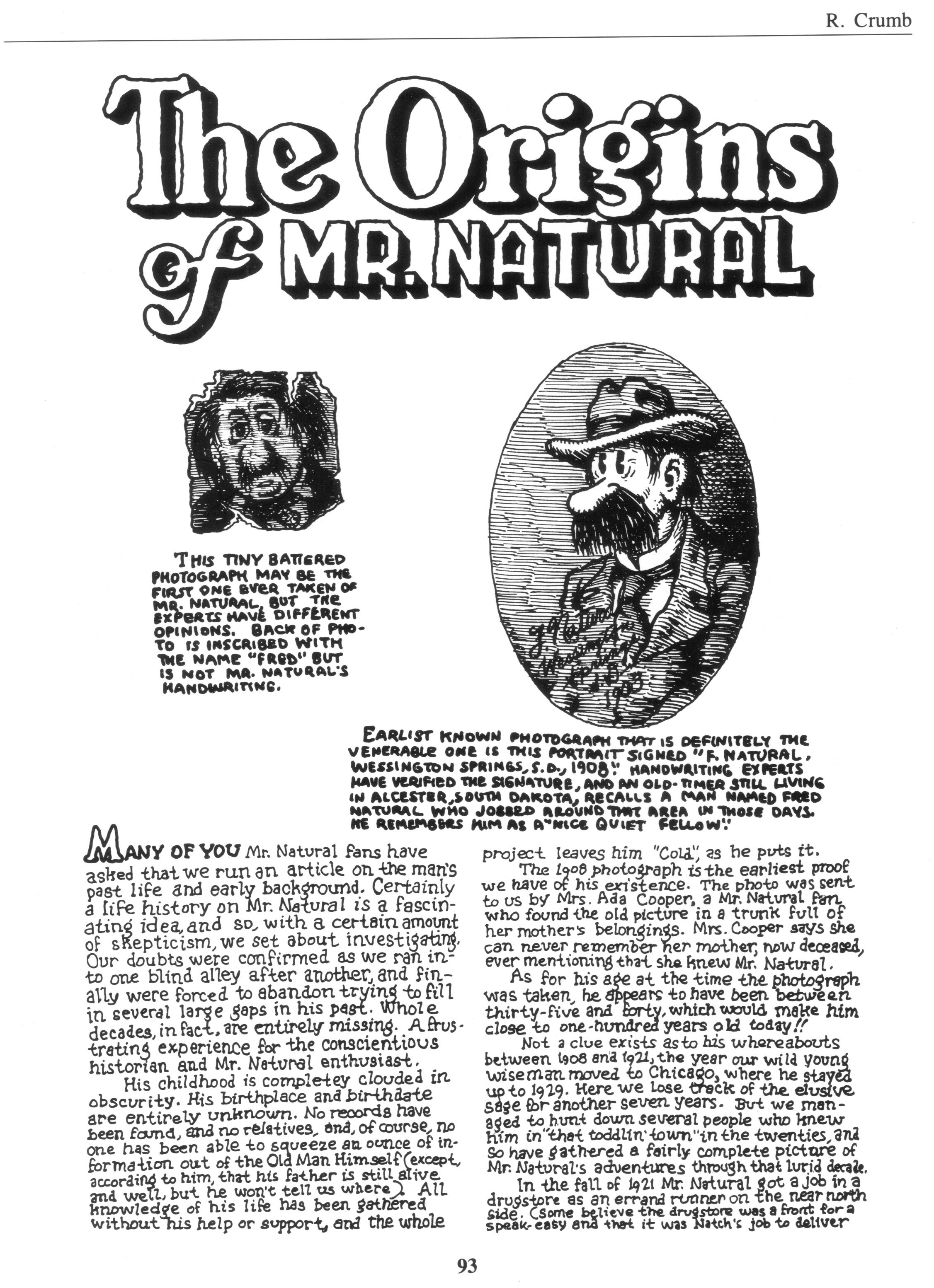 Read online The Complete Crumb Comics comic -  Issue # TPB 7 - 101