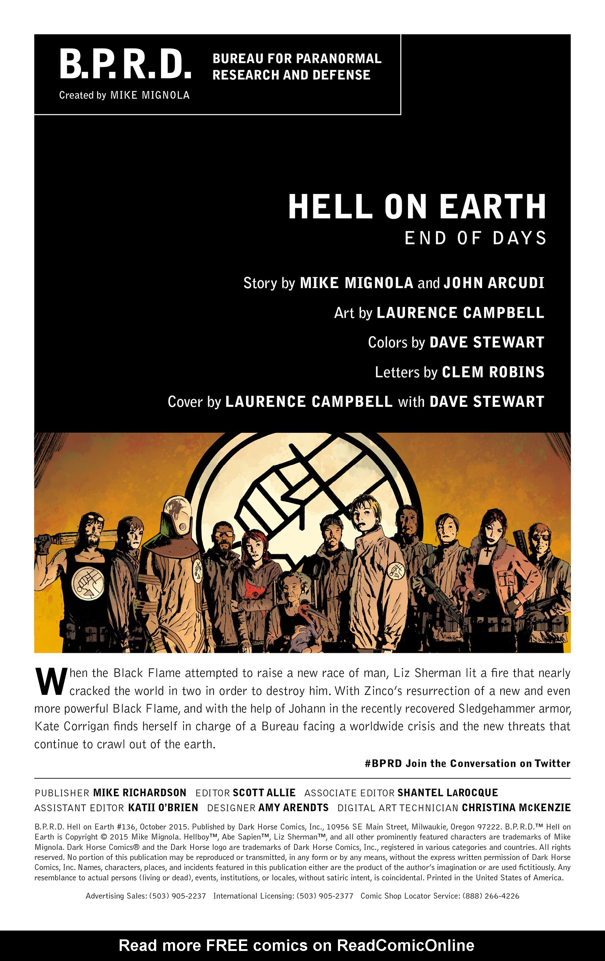 Read online B.P.R.D. Hell on Earth comic -  Issue #136 - 2