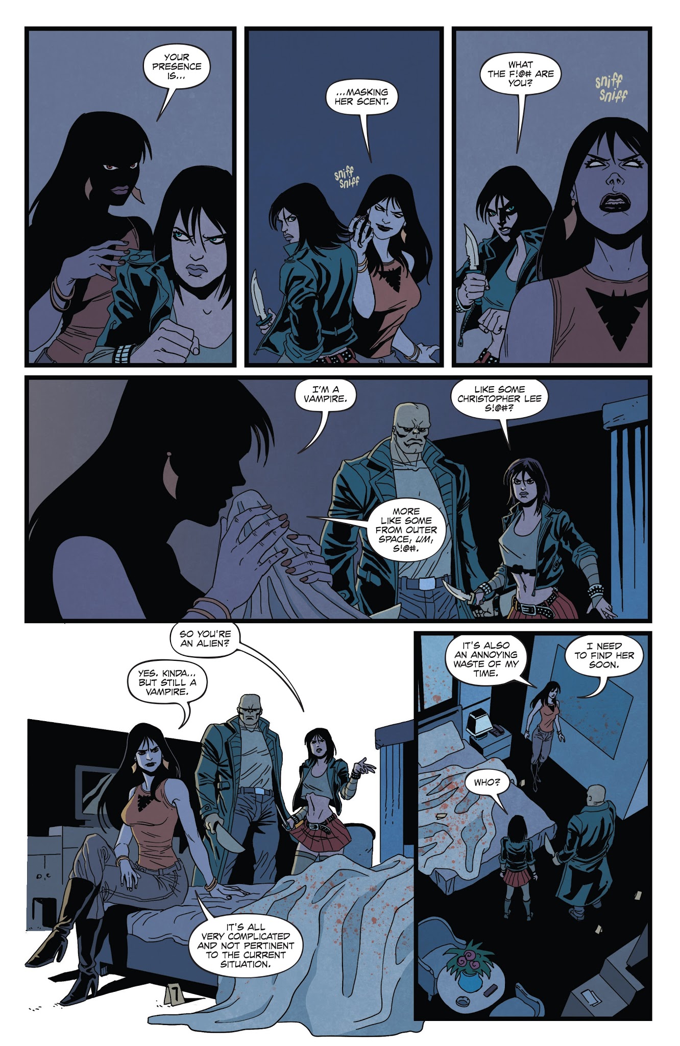 Read online Hack/Slash vs. Vampirella comic -  Issue #1 - 17