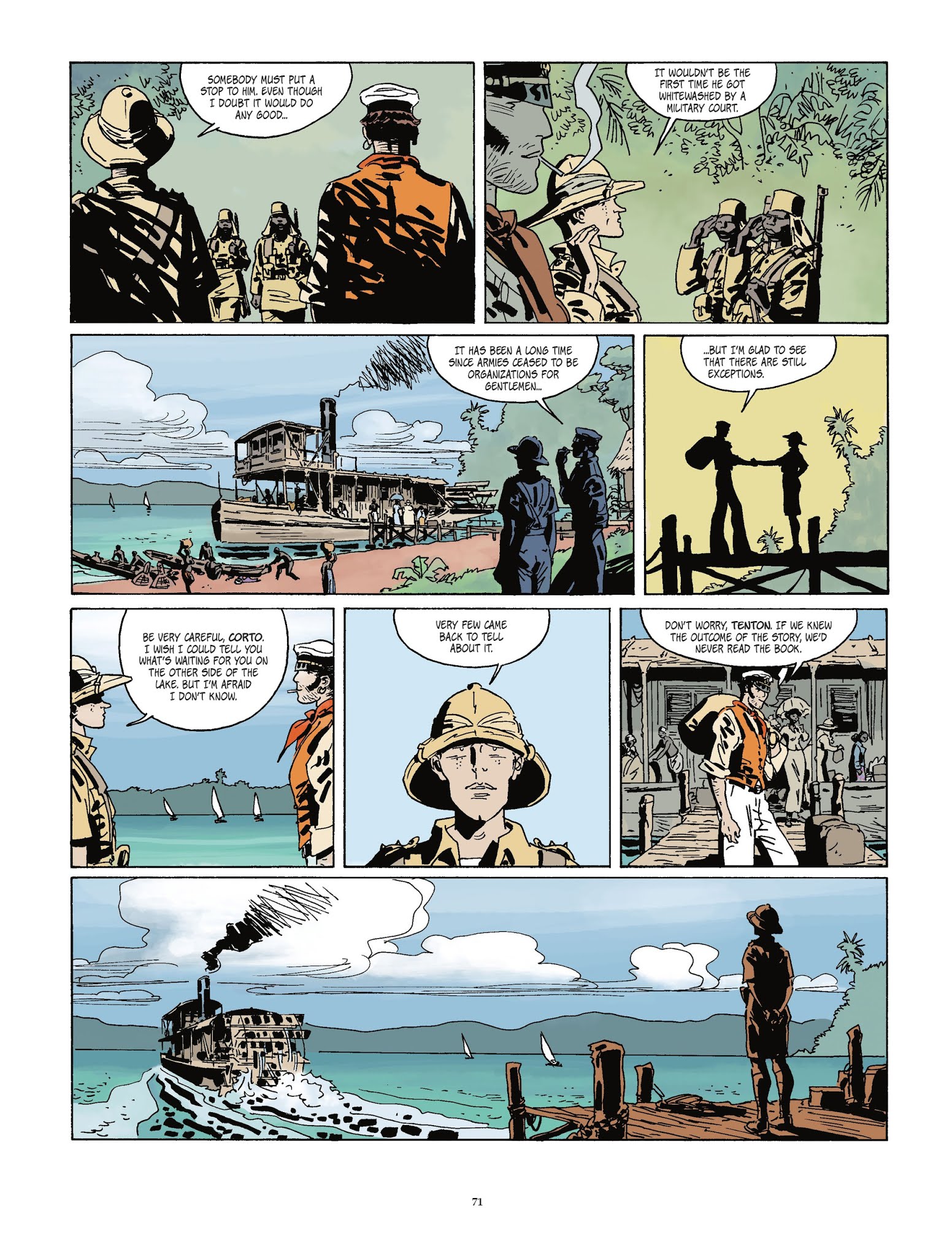Read online Corto Maltese [GER] comic -  Issue #16 - 71