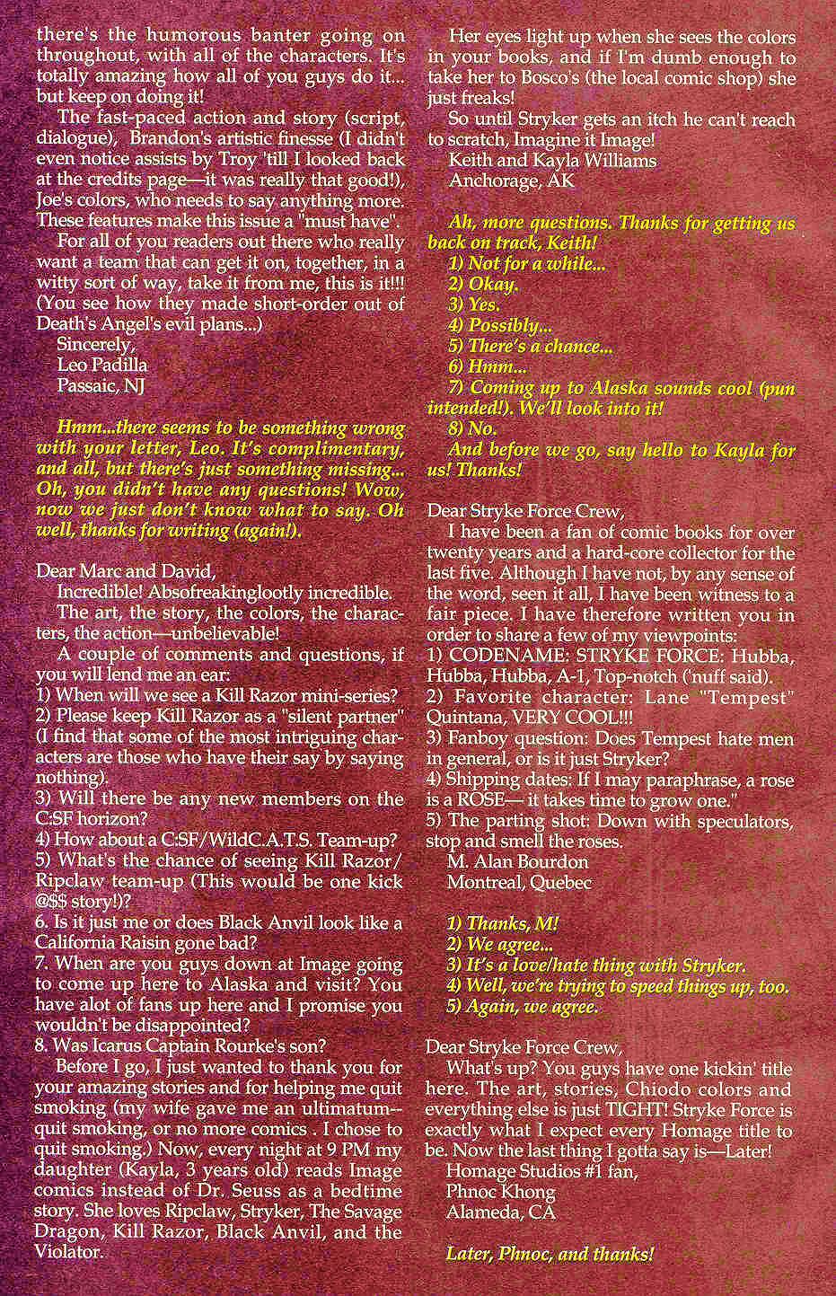 Read online Codename: Strykeforce comic -  Issue #4 - 31