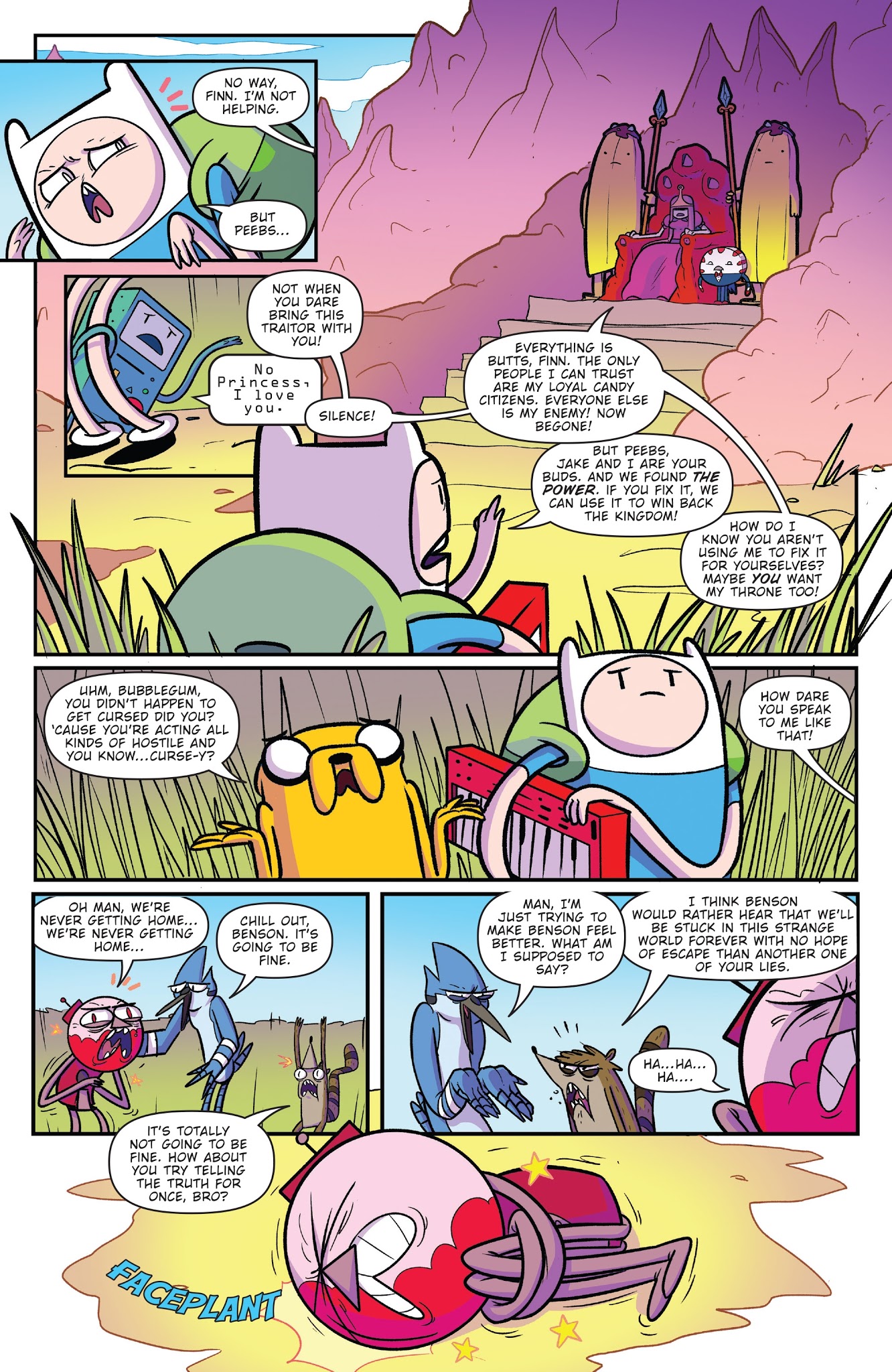 Read online Adventure Time/Regular Show comic -  Issue #4 - 16