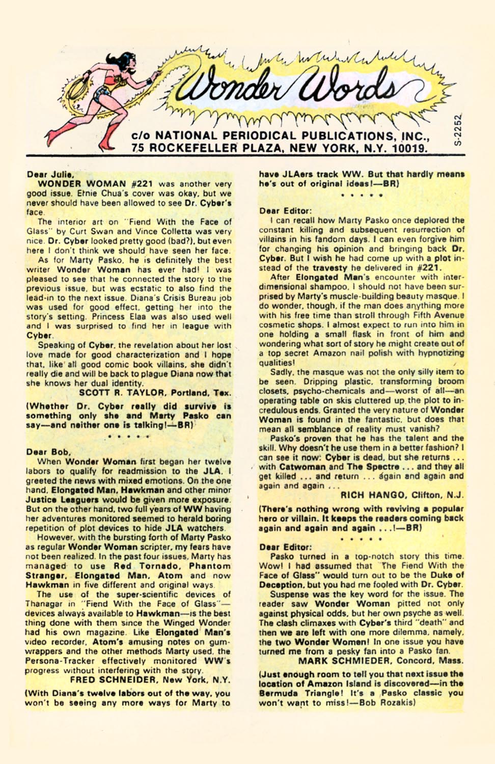 Read online Wonder Woman (1942) comic -  Issue #223 - 20