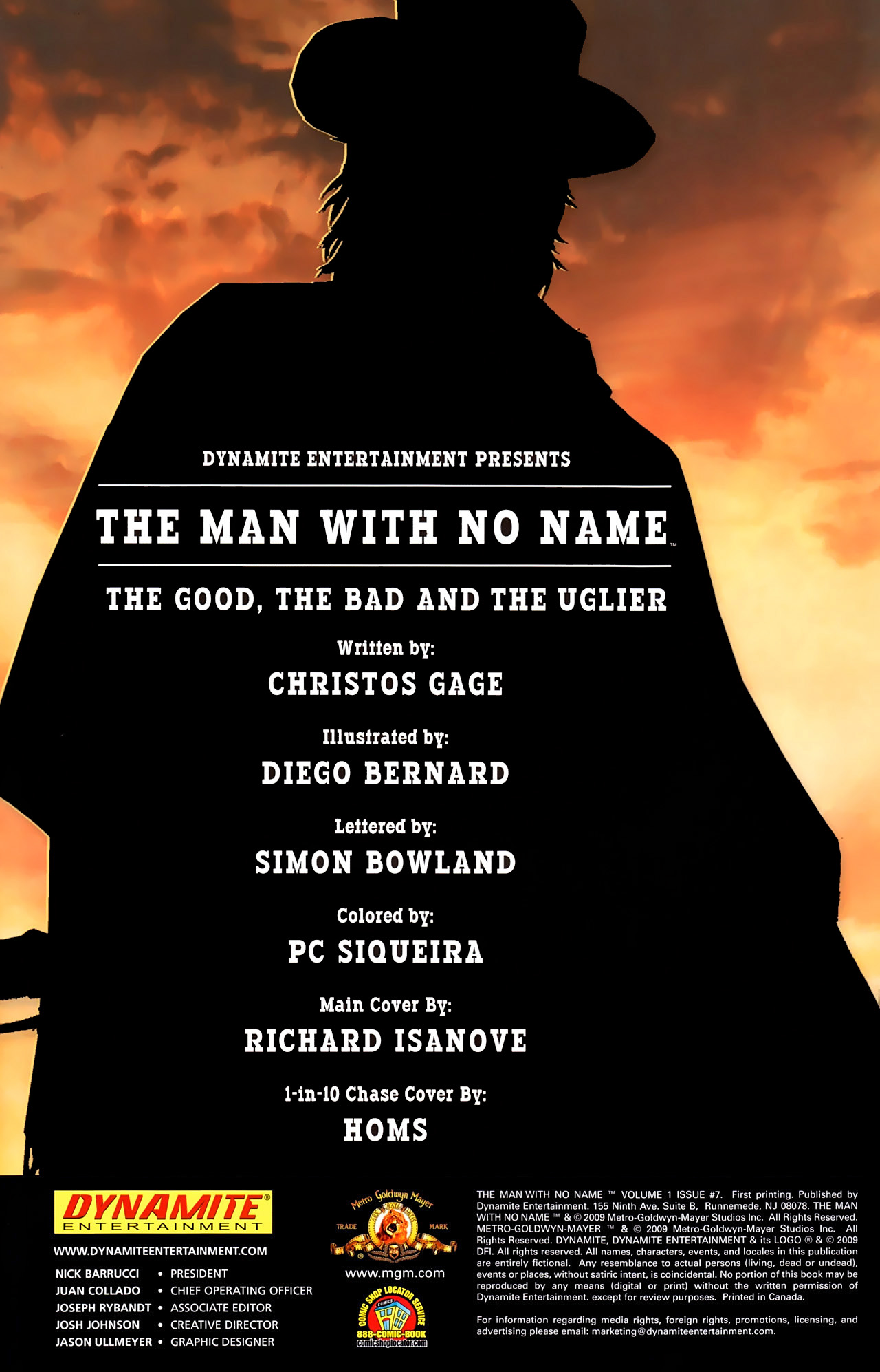 Read online The Man with No Name comic -  Issue #7 - 2