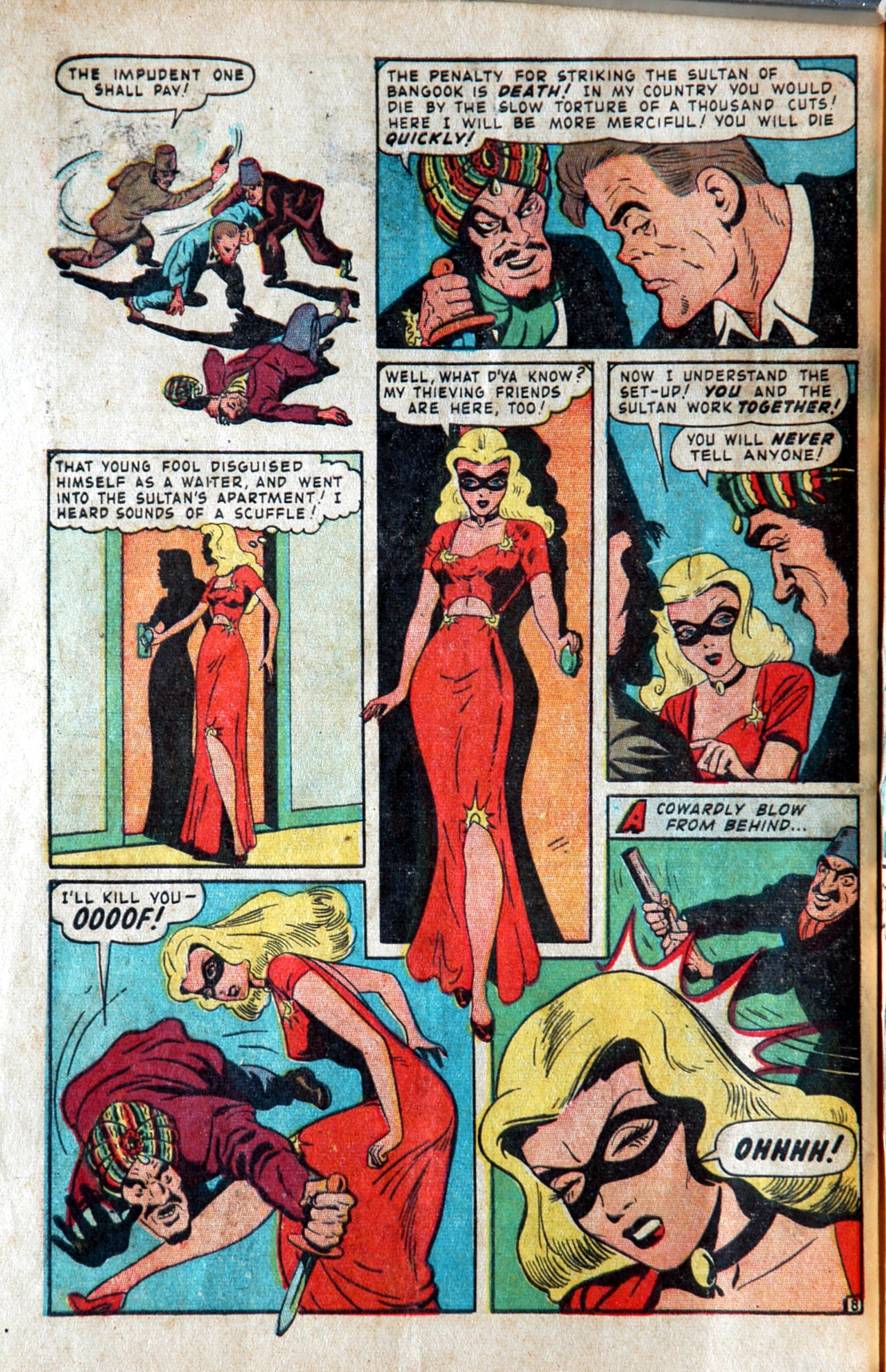 Read online Blonde Phantom Comics comic -  Issue #16 - 30