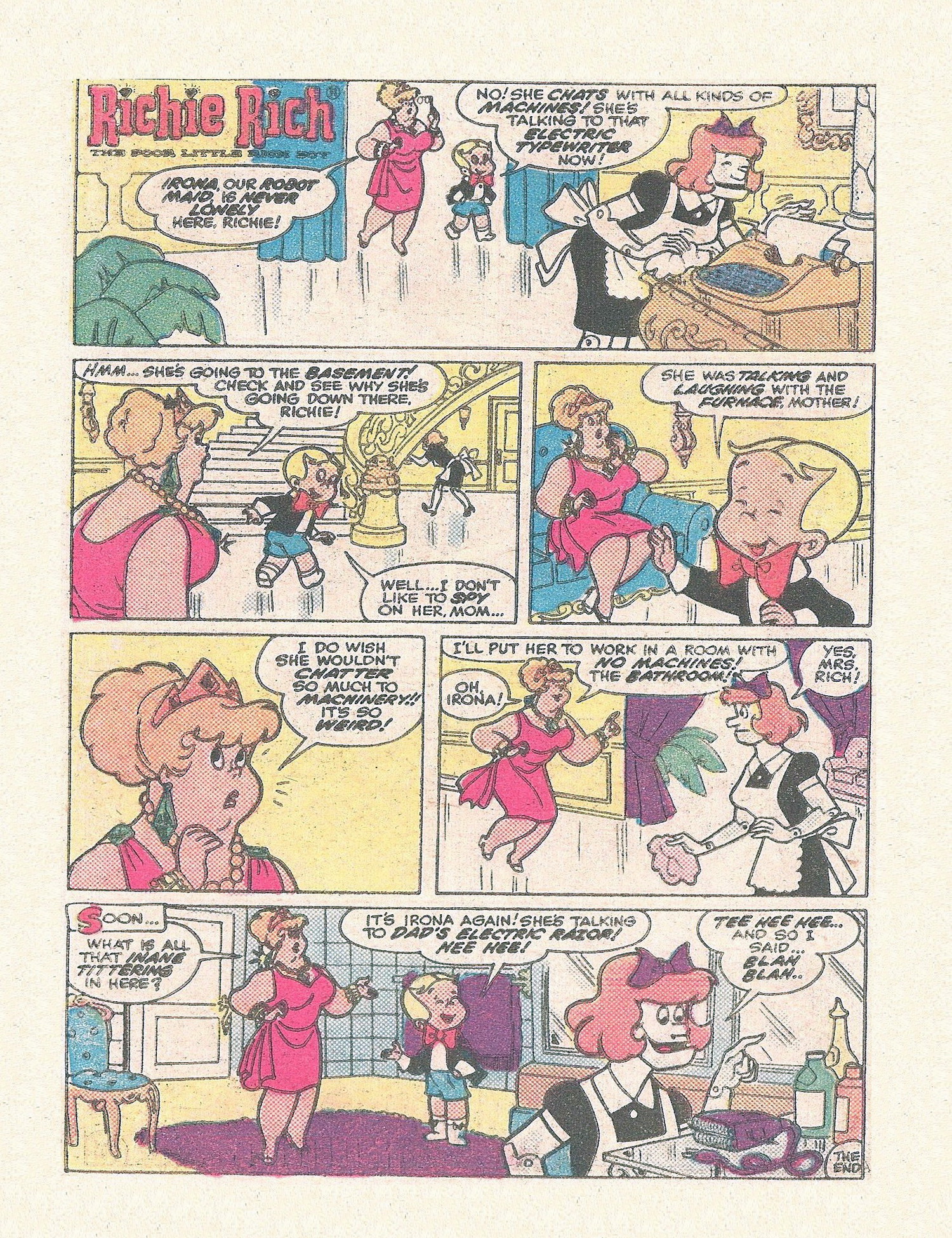 Read online Richie Rich Digest Stories comic -  Issue #13 - 10